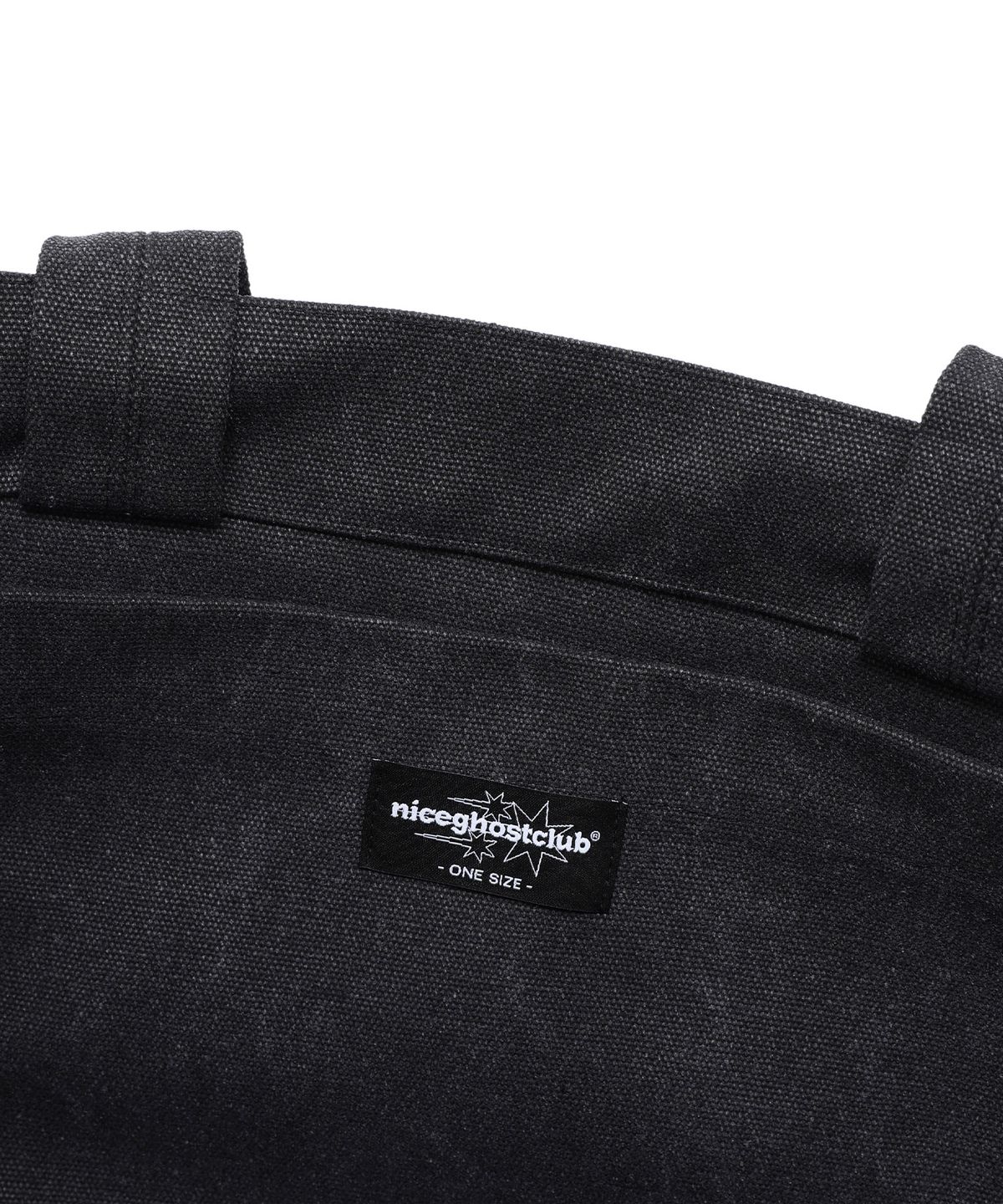 나이스고스트클럽(NICEGHOSTCLUB) [X SOULPUSSSY CAT]GHOSTSOULGIRL TOTE BAG_BLACK(NG2EFUAB50D)