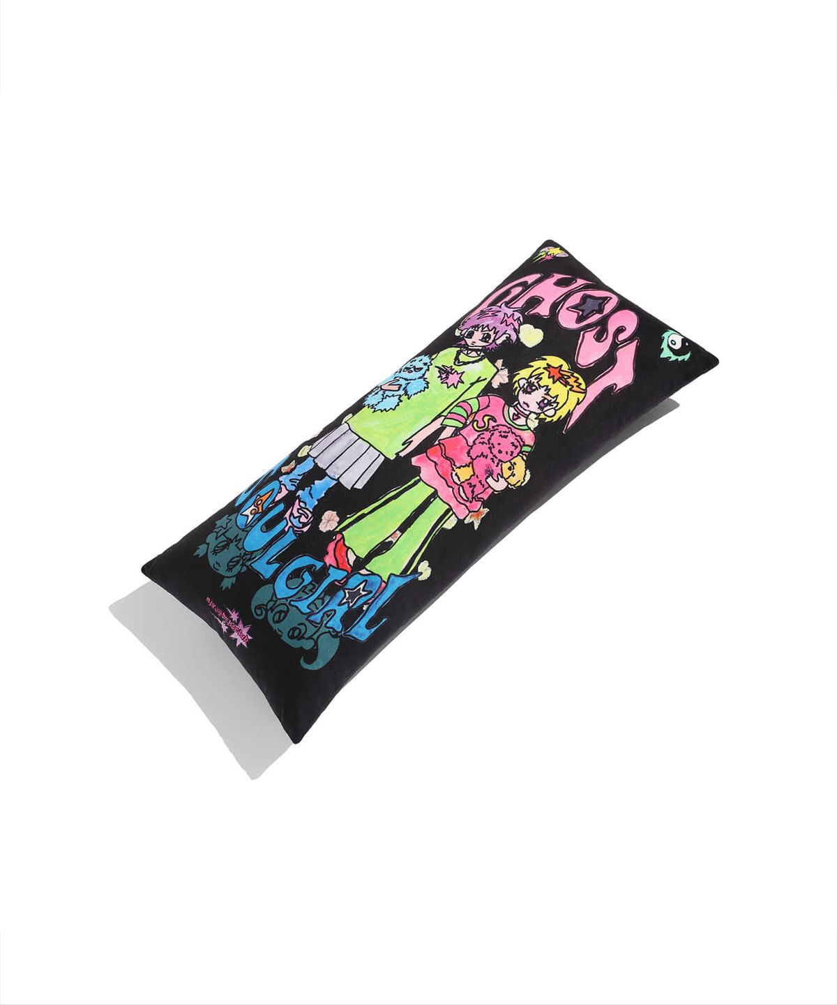 나이스고스트클럽(NICEGHOSTCLUB) [X SOULPUSSSY CAT]GHOSTSOULGIRL LONG CUSHION_BLACK(NG2EFUAB93D)