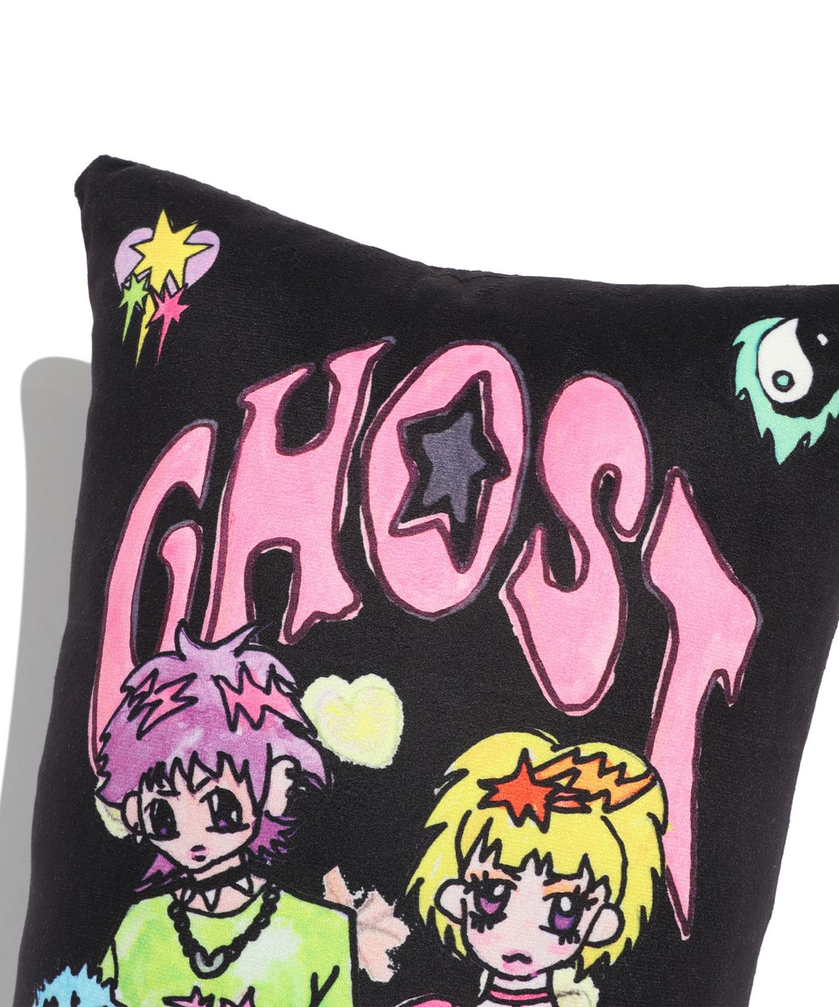 나이스고스트클럽(NICEGHOSTCLUB) [X SOULPUSSSY CAT]GHOSTSOULGIRL LONG CUSHION_BLACK(NG2EFUAB93D)