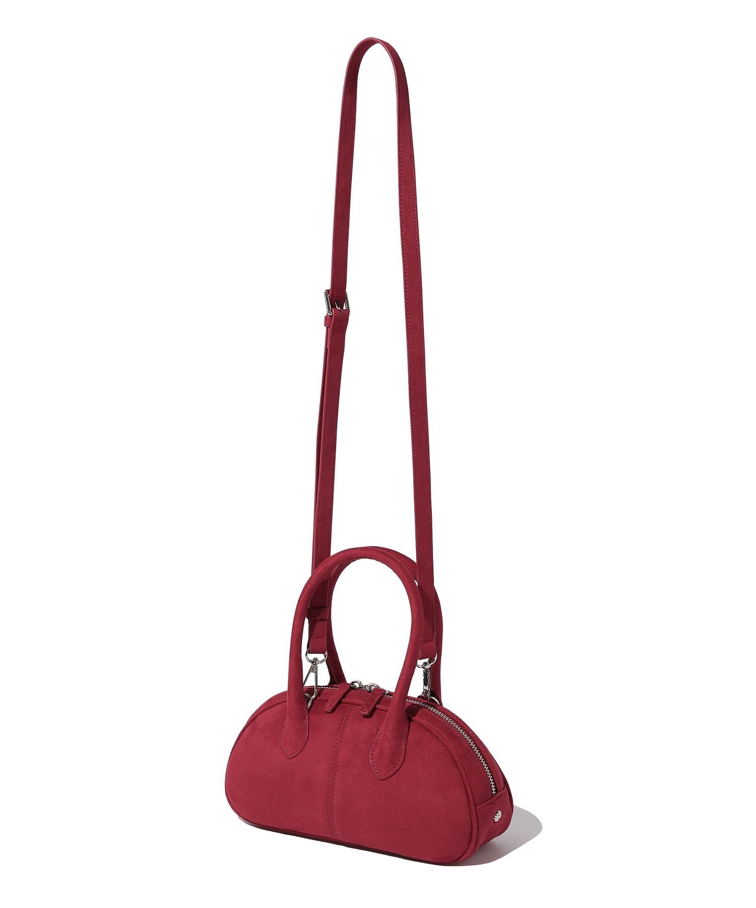 MUSINSA | COVERNAT WOMAN Cloverheart Classic Suede Tote Bag Red