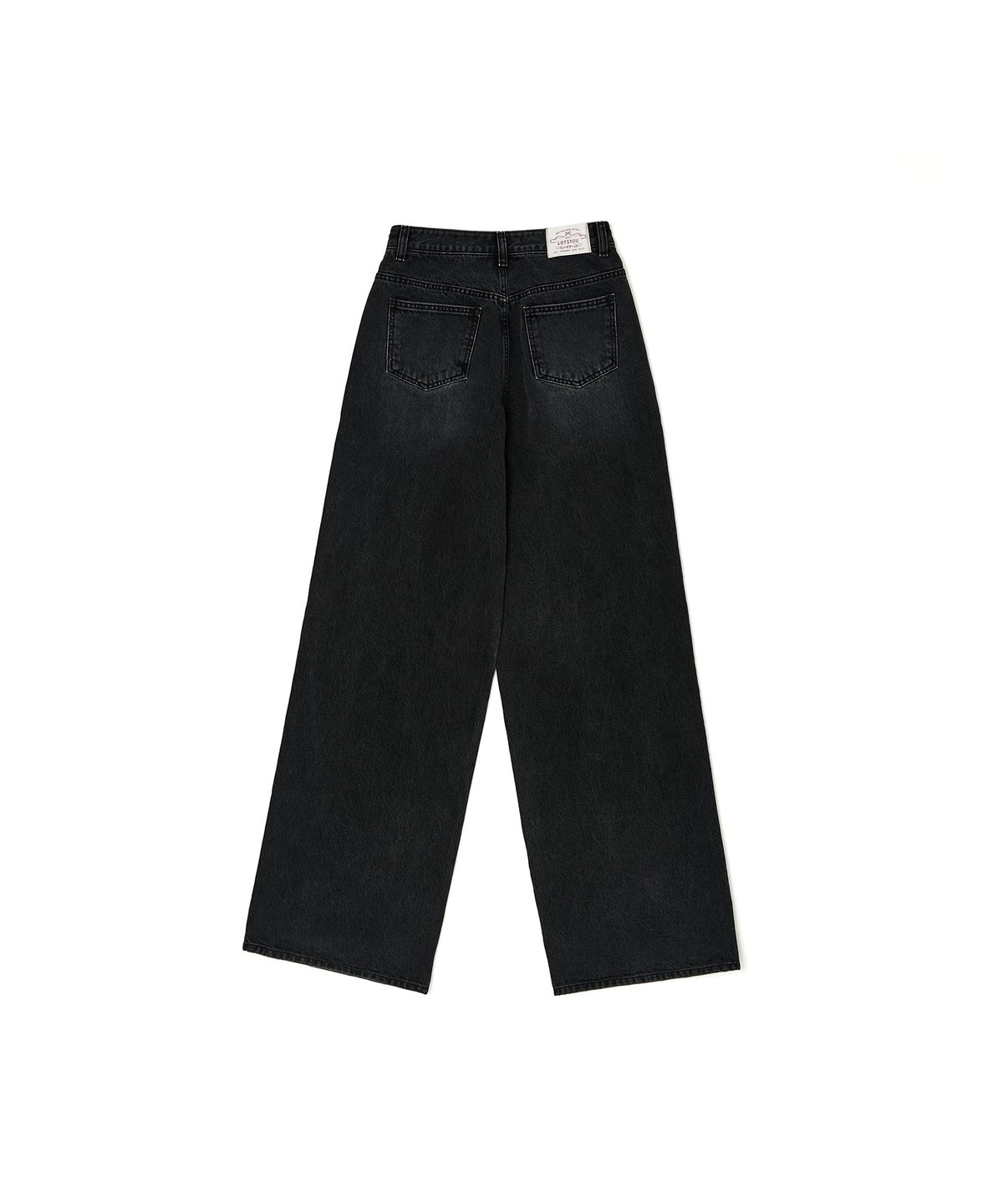 라츠유(LOTSYOU) lotsyou_Twinkle Denim Pants Black