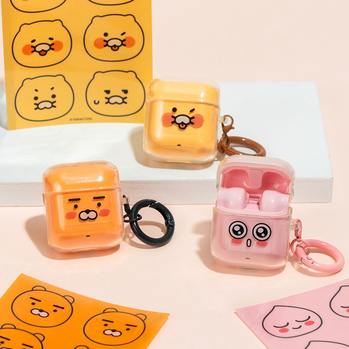 카카오프렌즈 파트너(KAKAOFRIENDS PARTNERS) 미니미 초소형 TWS 블루투스 이어폰