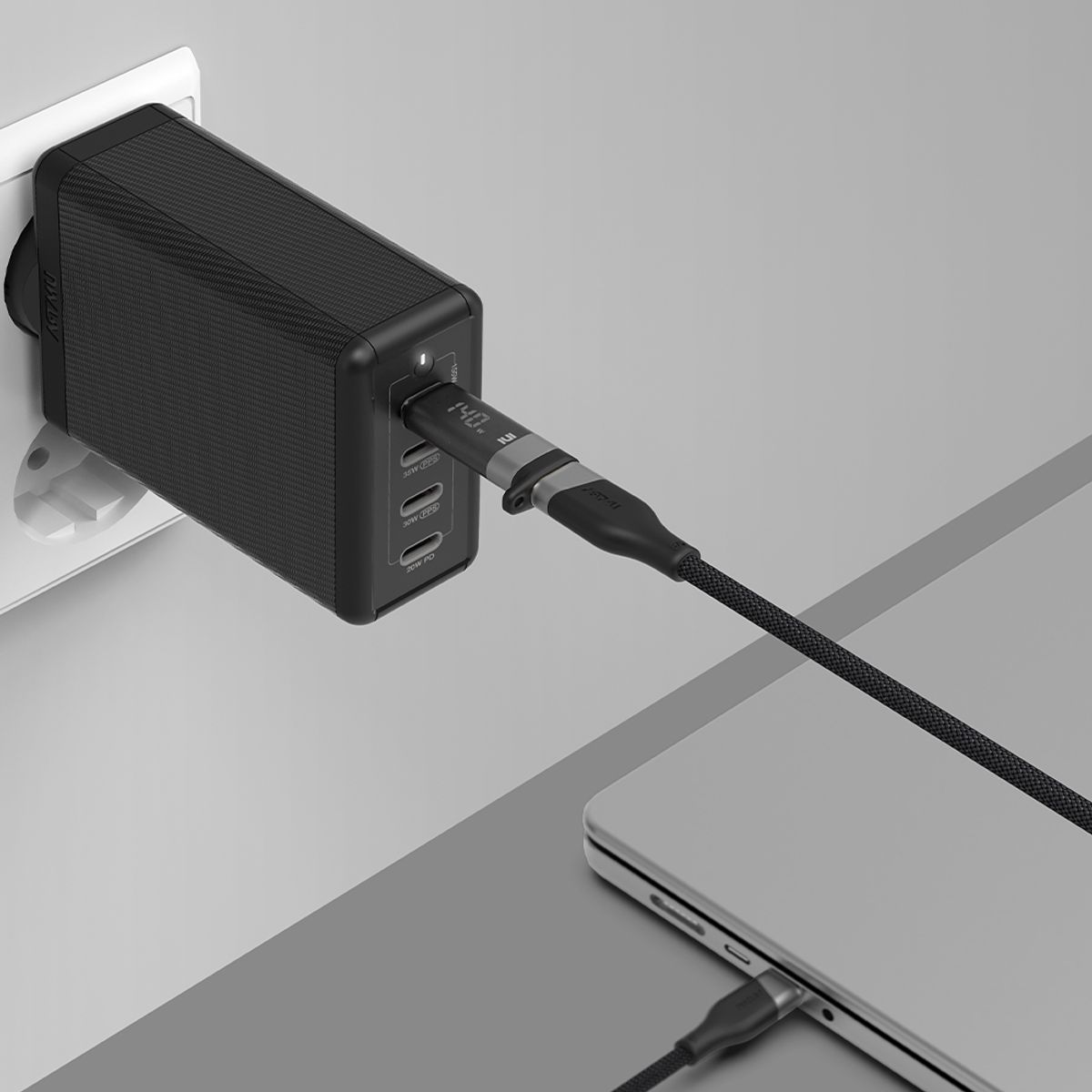 아트뮤(ARTMU) USB4 C타입 100W 240W 5A 듀얼 LED 디스플레이 젠더