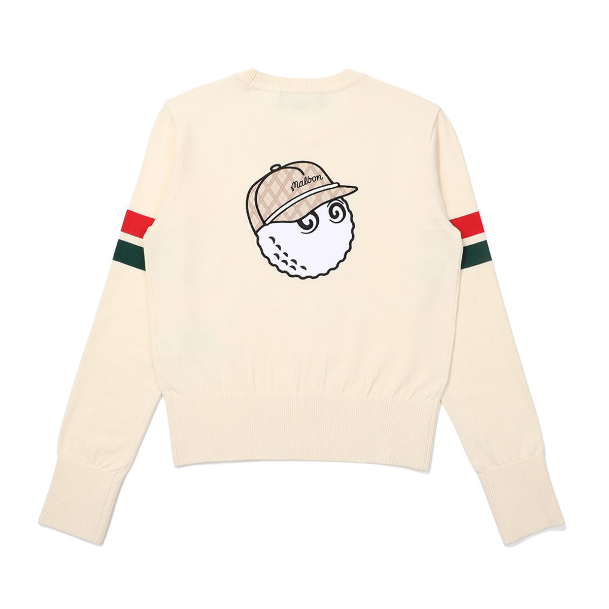 말본 골프(MALBON GOLF) 버킷 포인트 니트 탑 CREAM (WOMAN)