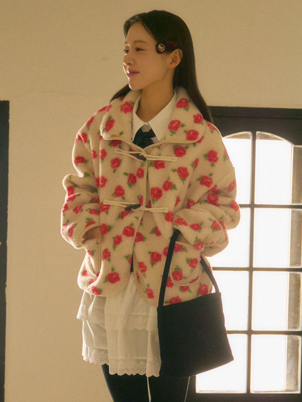 MUSINSA | ANOETIC ANC VELVET REVE BAG_BLACK