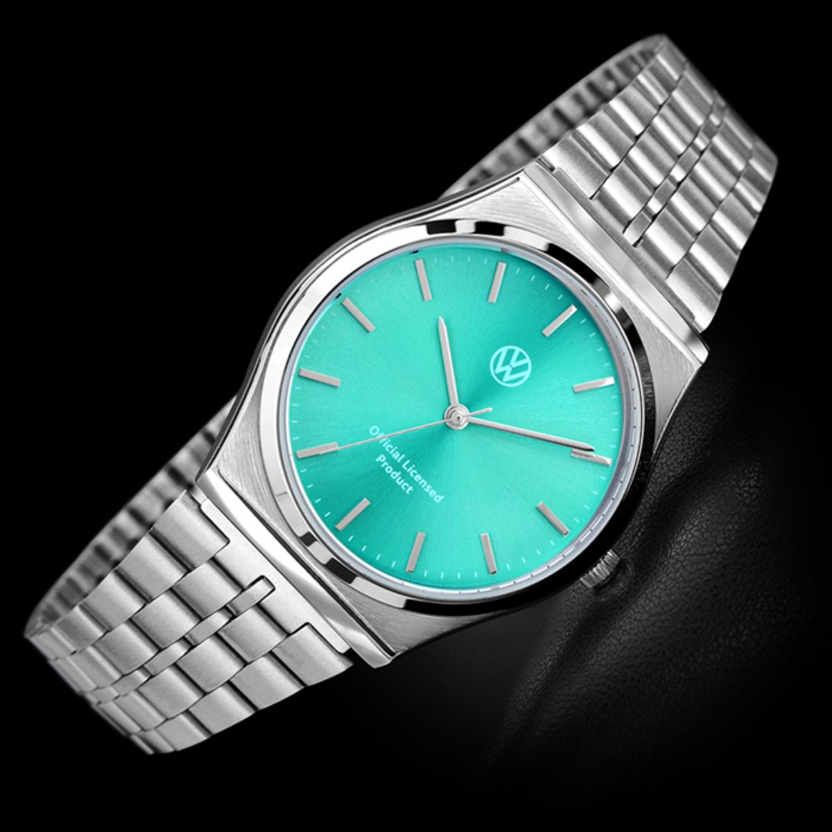 폭스바겐 와치(VOLKSVAGEN WATCH) 폭스바겐 민트컬러 실버 화이트 메탈 손목시계
