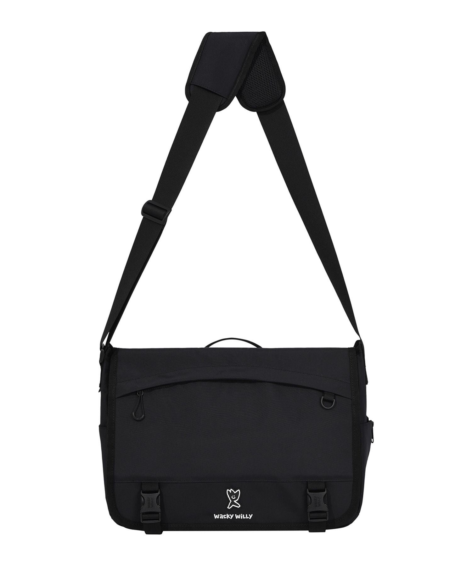 ショルダーバッグ WACKY WILLY Mesh String Messenger Bag MUSINSA | WACKY WILLY [25SS] Mesh String Messenger Bag Black