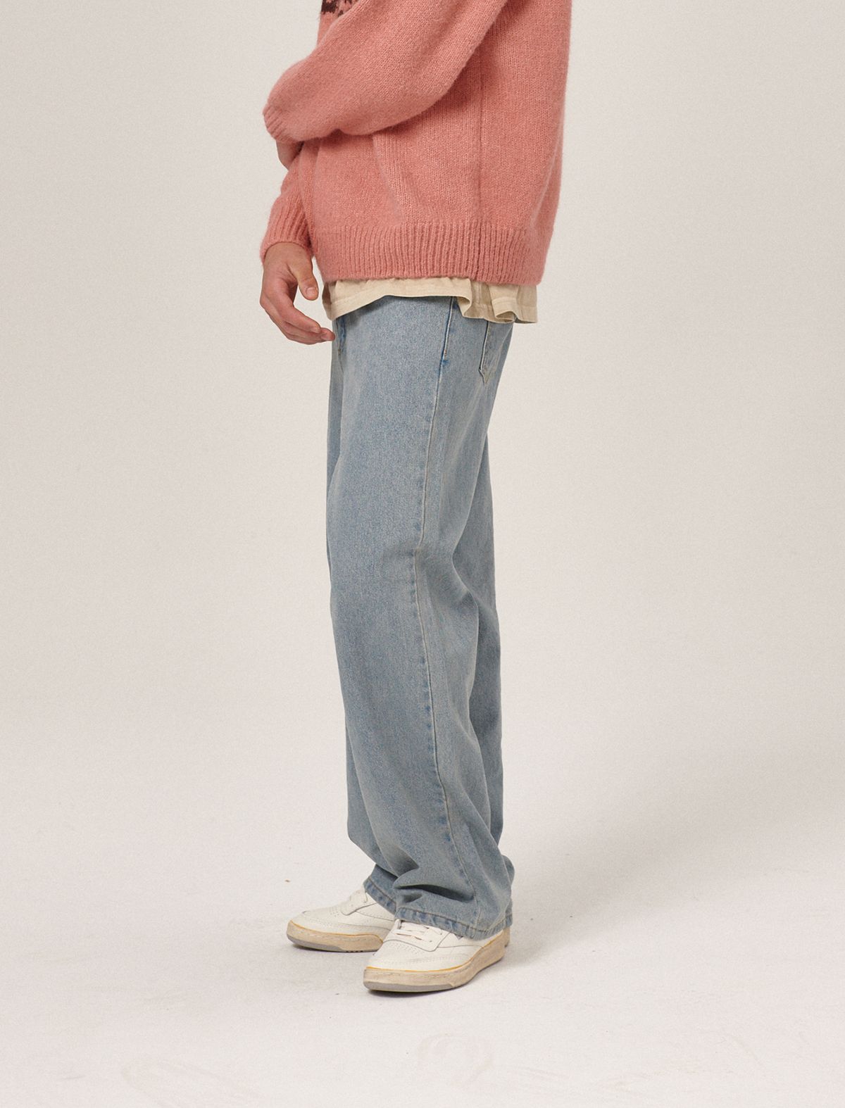 플랫웨이브 인 서울(FLATWAVE IN SEOUL) Olas Wide Denim Pants Light Indigo