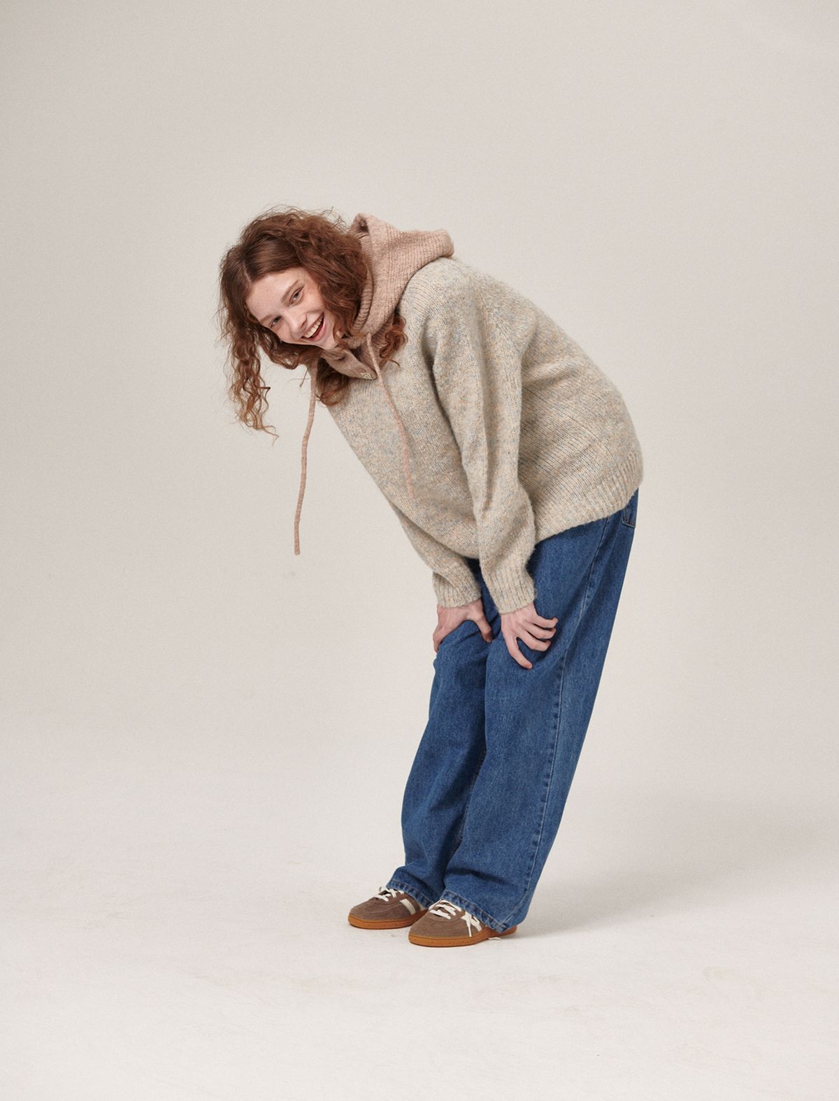 플랫웨이브 인 서울(FLATWAVE IN SEOUL) Wavt Wool Round Knit Beige