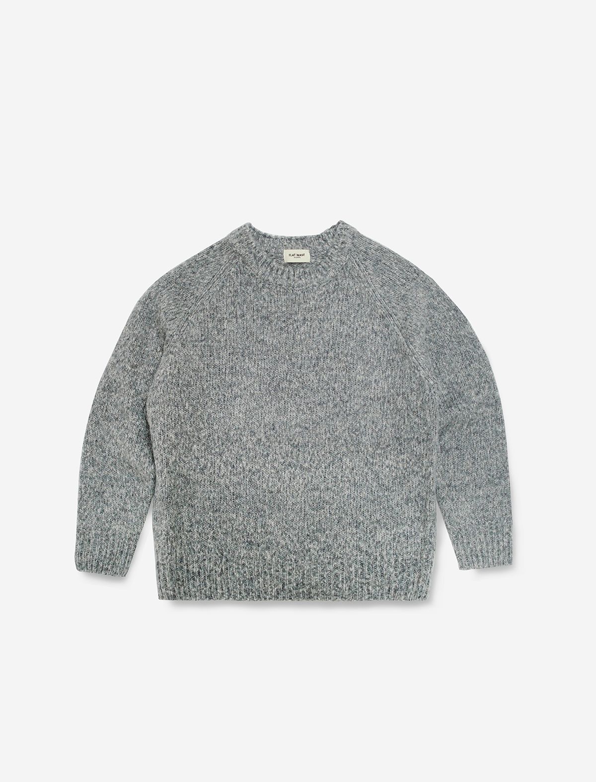플랫웨이브 인 서울(FLATWAVE IN SEOUL) Wavt Wool Round Knit Charcoal