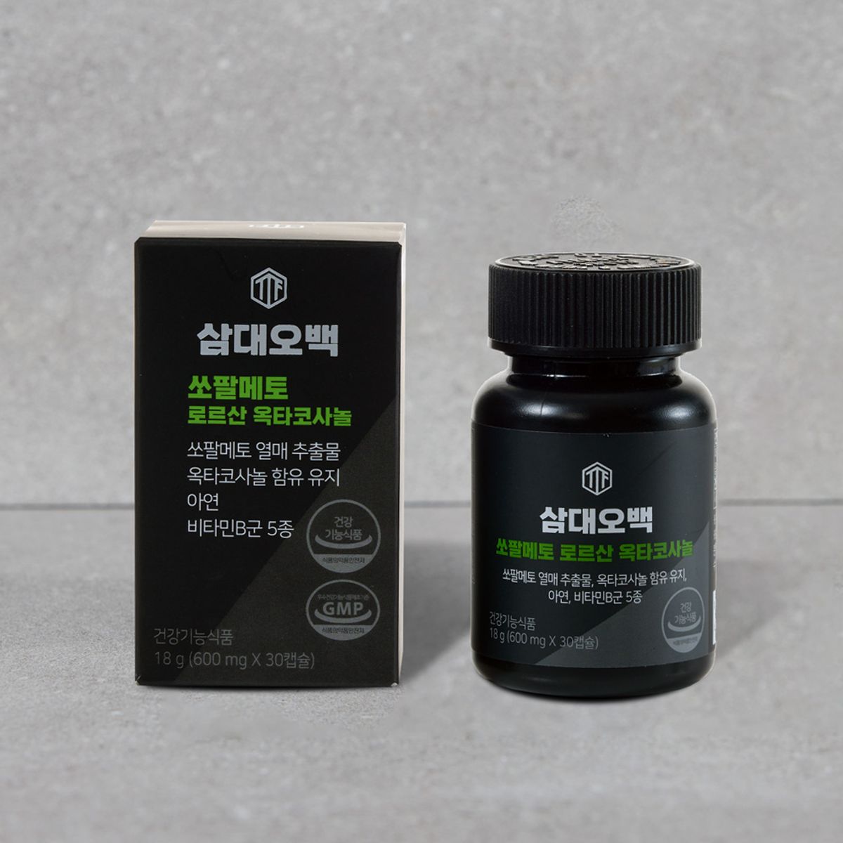 삼대오백(SAMDAE500) 쏘팔메토 로르산 옥타코사놀 600mg x 30캡슐