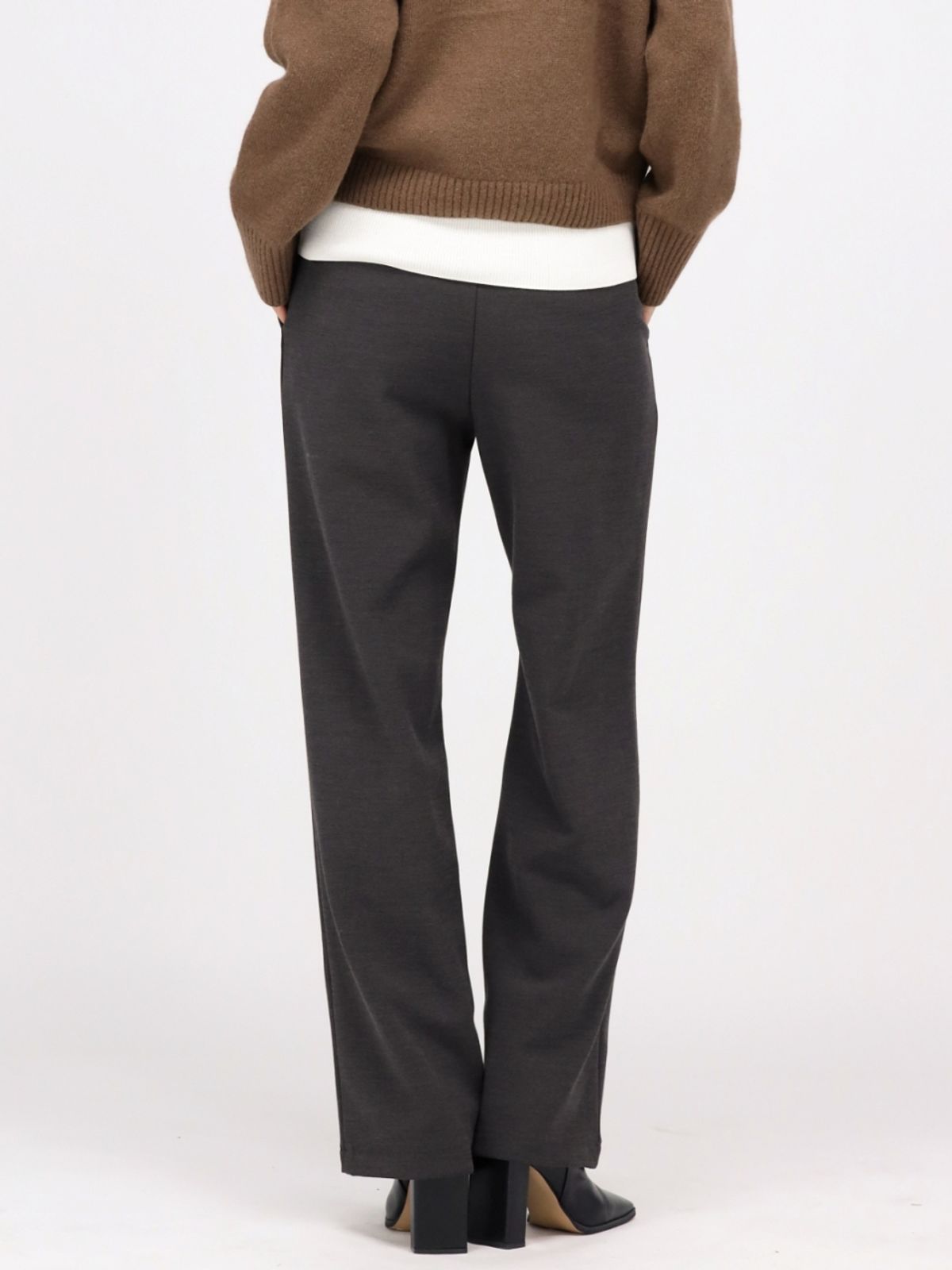 아쿠드(ACUD) (기모) Semi Wide Slacks Pants _Grey