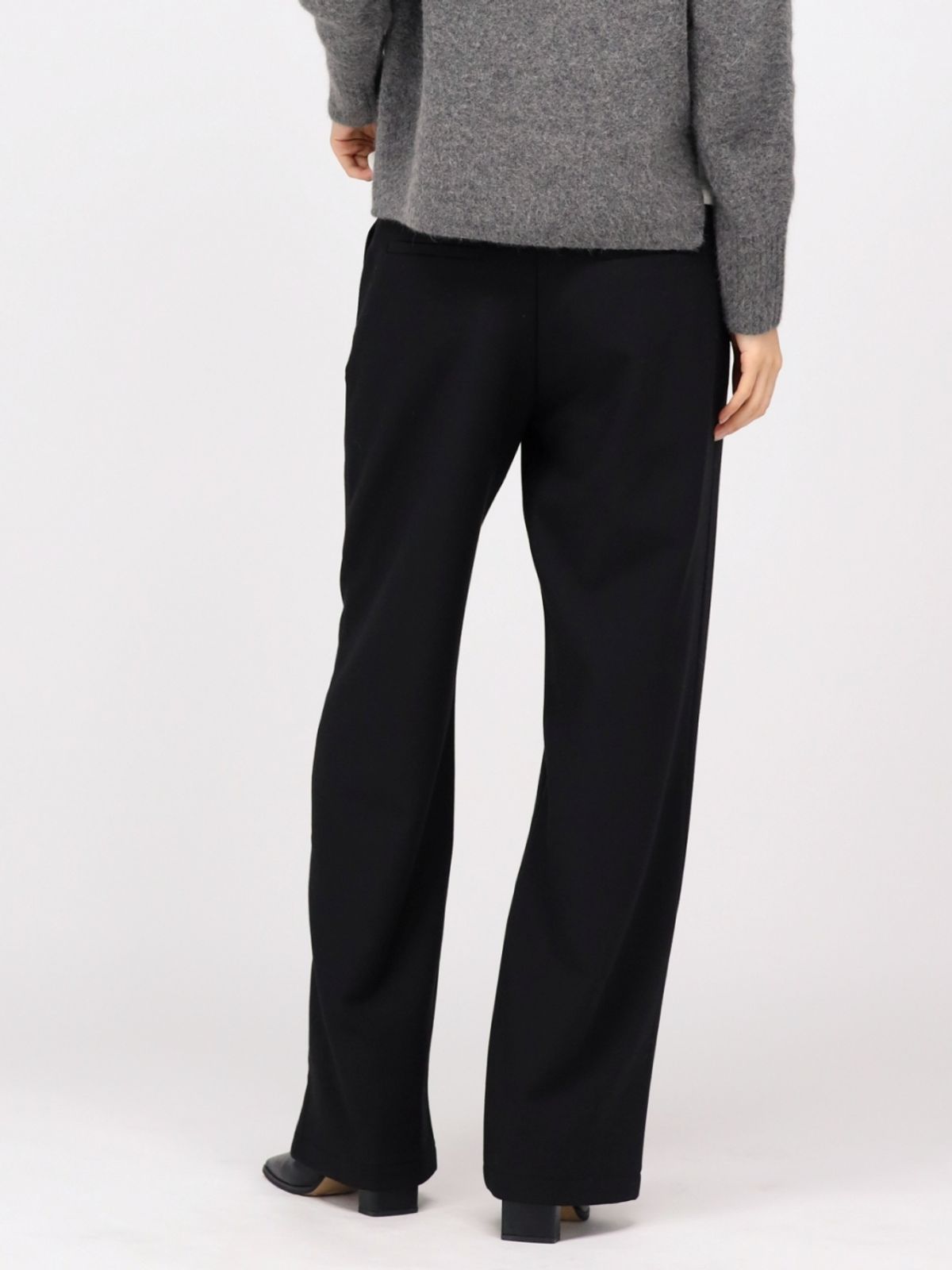 아쿠드(ACUD) (기모) Semi Wide Slacks Pants _Black