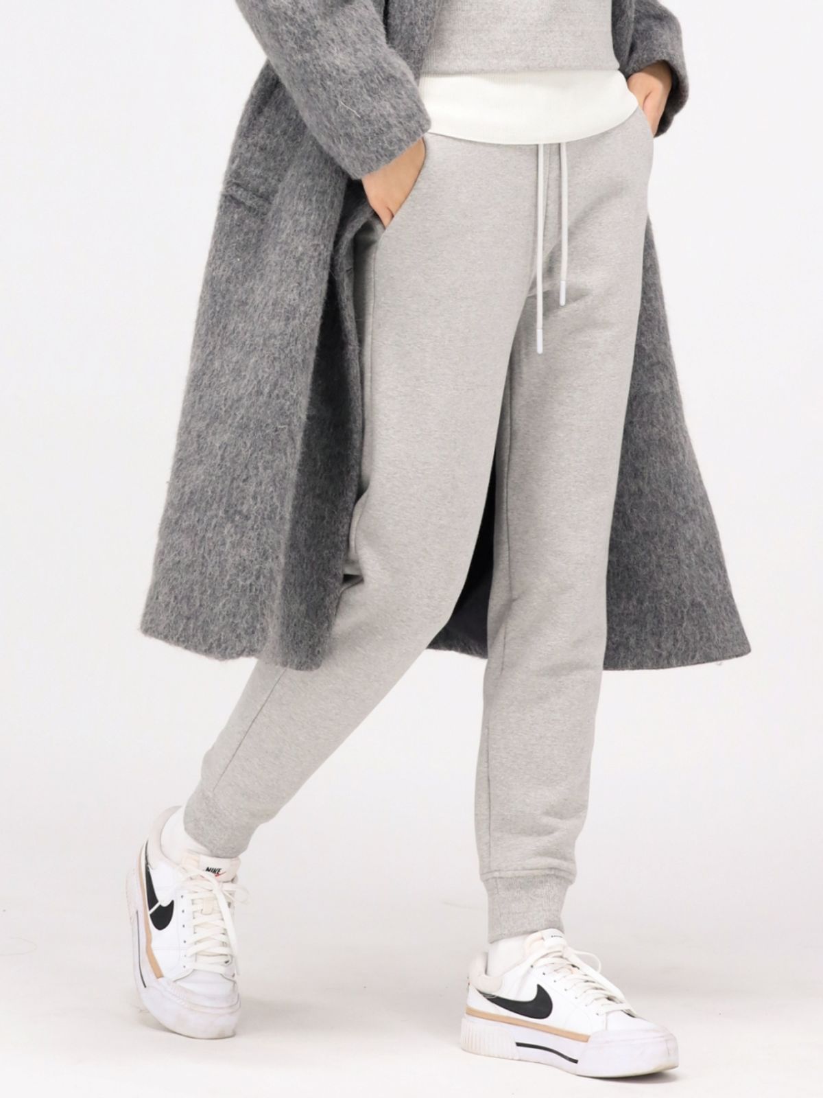 아쿠드(ACUD) (기모) Slim Sweat Jogger Pants _Grey