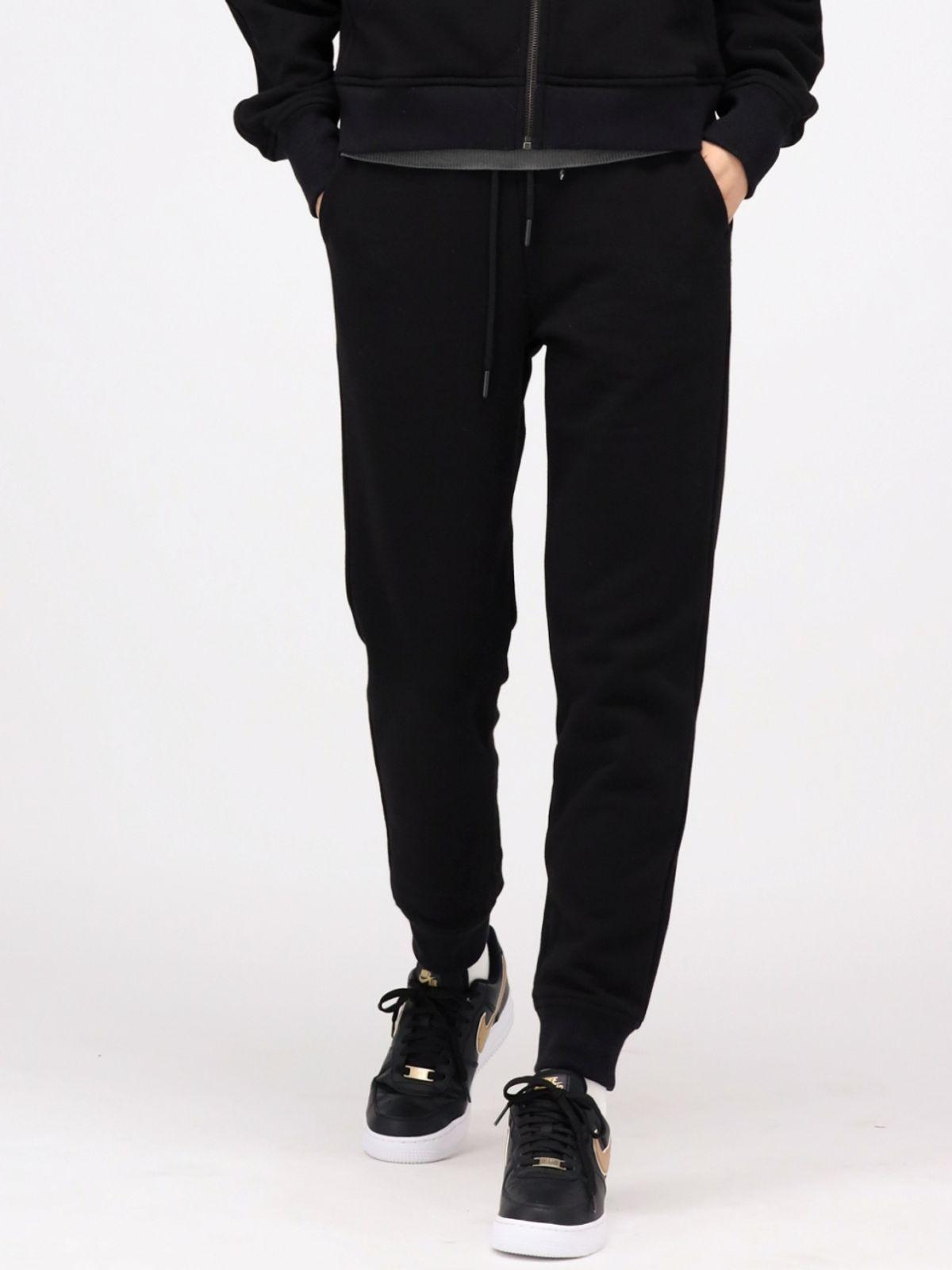 아쿠드(ACUD) (기모) Slim Sweat Jogger Pants _Black