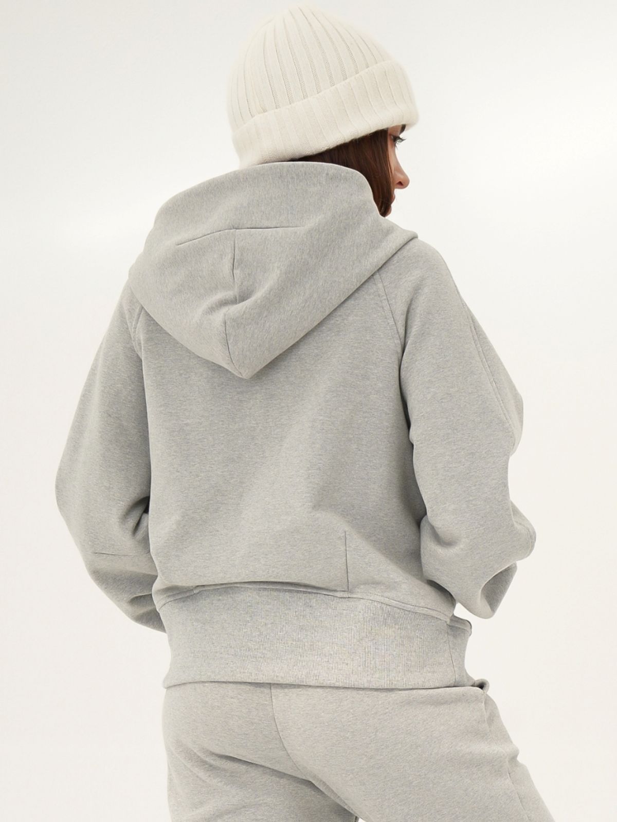 아쿠드(ACUD) (기모) Hoodie Sweat Zip up _Grey