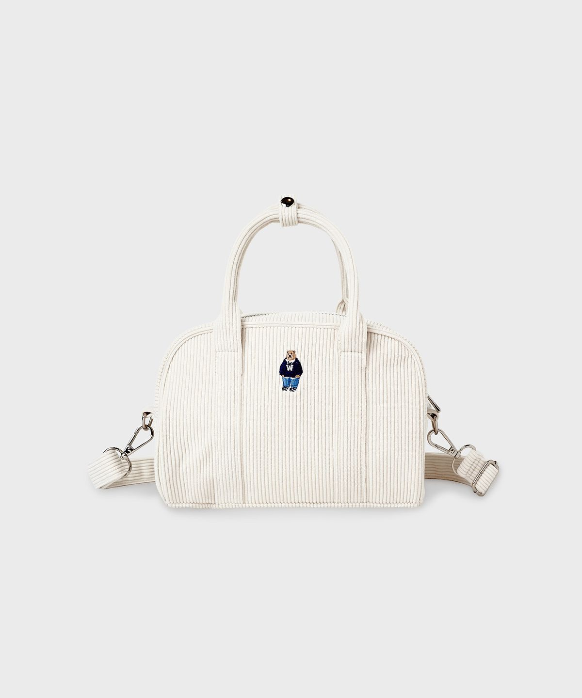 후아유(WHO.A.U) Corduroy Boston Tote Bag / WHBGF4T24A - 사이즈 & 후기 | 무신사