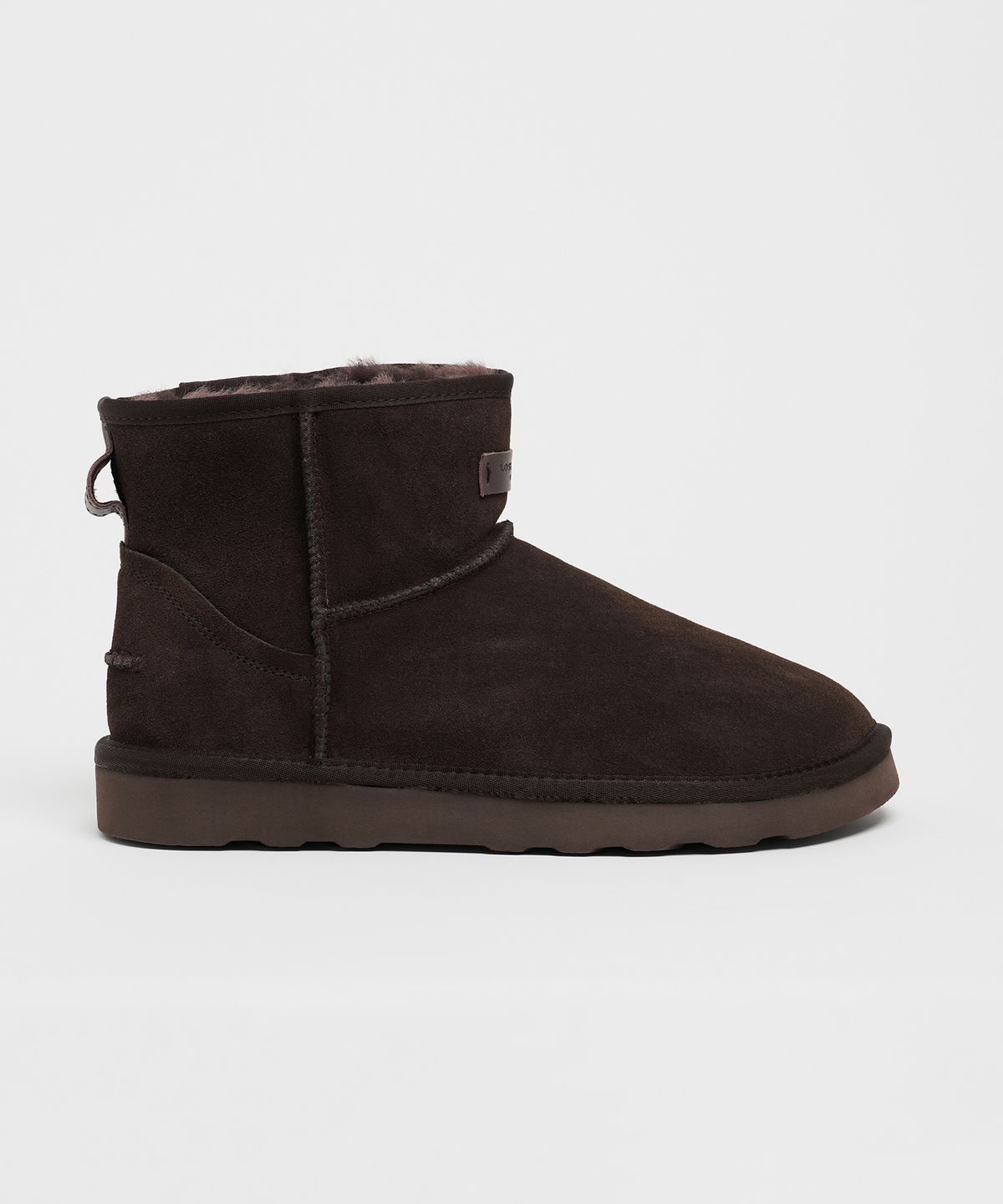 로스트가든(LOSTGARDEN) Wide Fur Boots Brown
