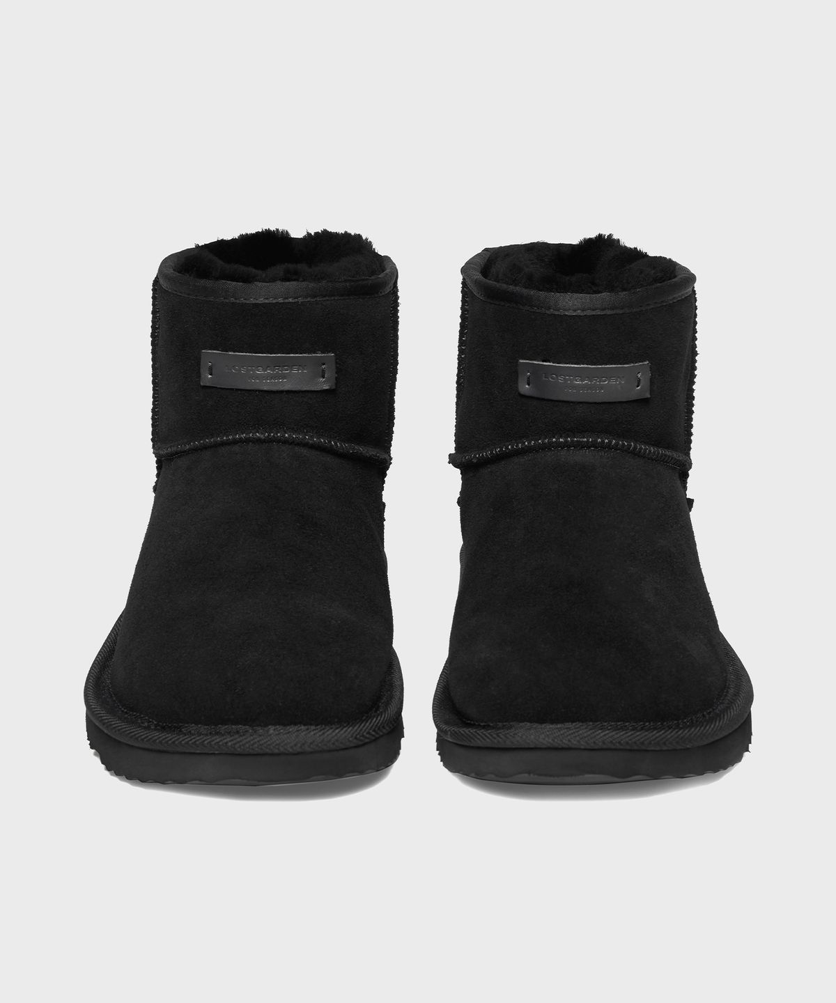 로스트가든(LOSTGARDEN) Wide Fur Boots Black