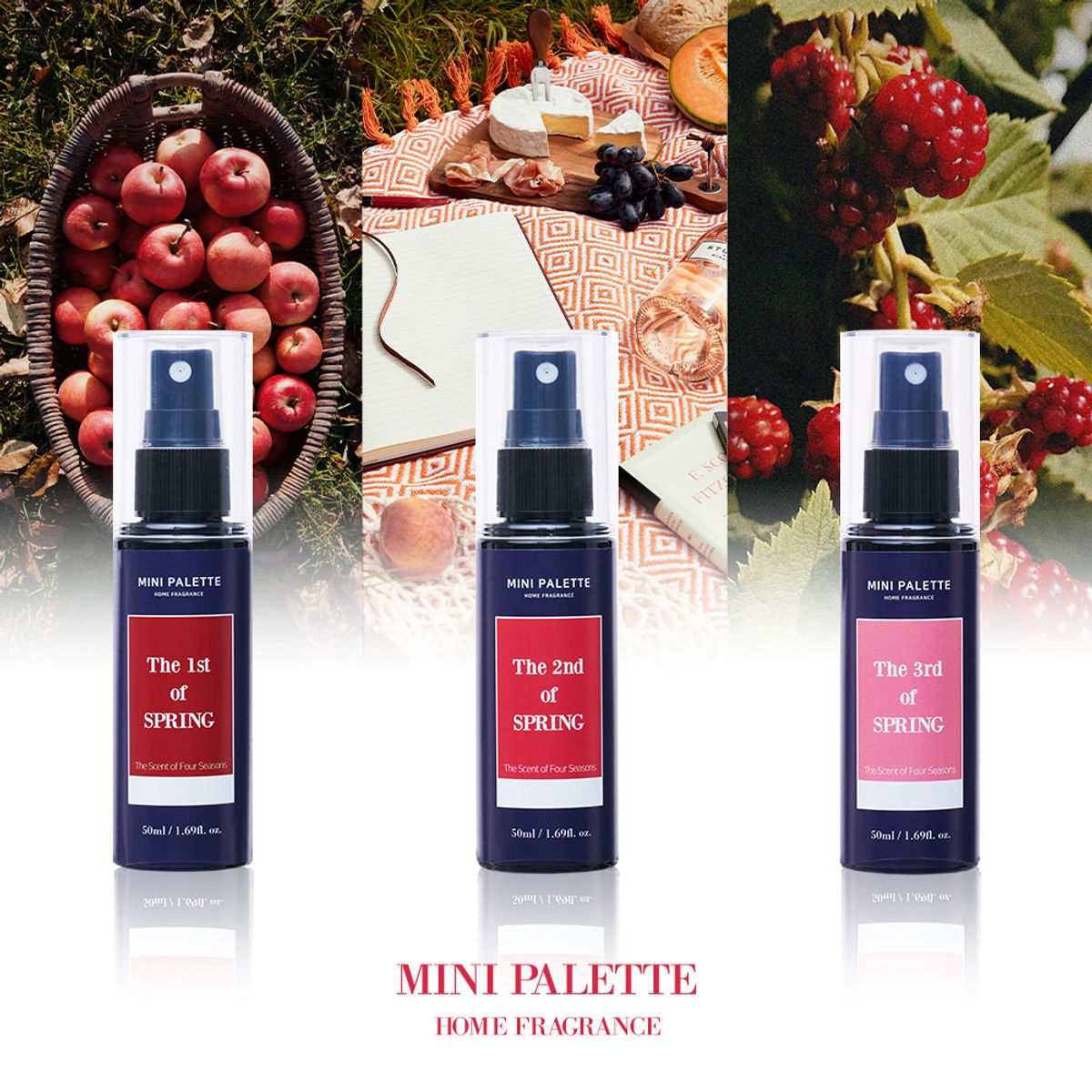 미니파레트(MINI PALETTE) 아트 공간향수 50ml 12종(택1)