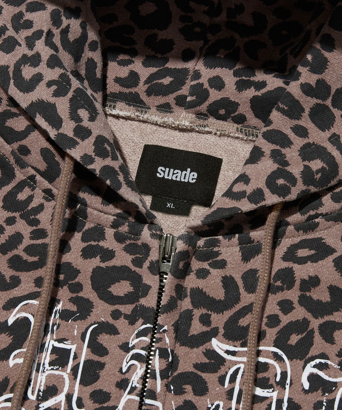 스웨이드(SUADE) LEOPARD HOOD ZIP UP [LEOPARD]