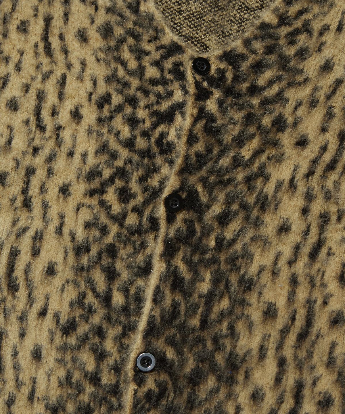스웨이드(SUADE) LEOPARD CARDIGAN [YELLOW]