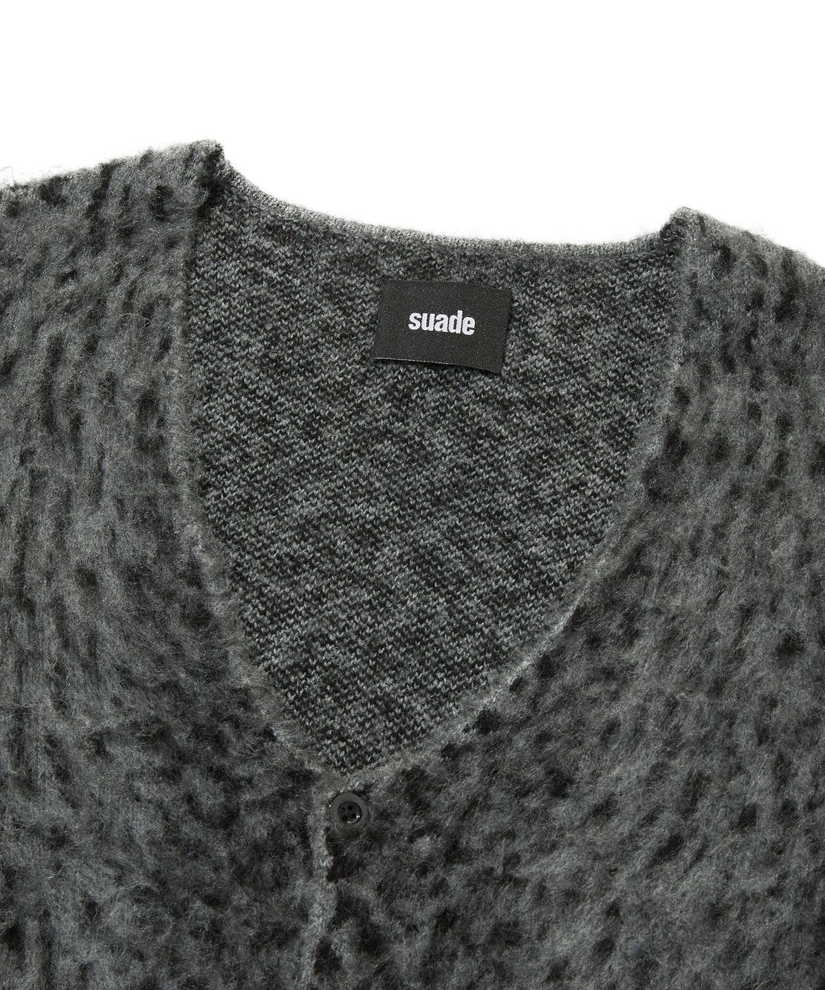스웨이드(SUADE) LEOPARD CARDIGAN [BLACK]