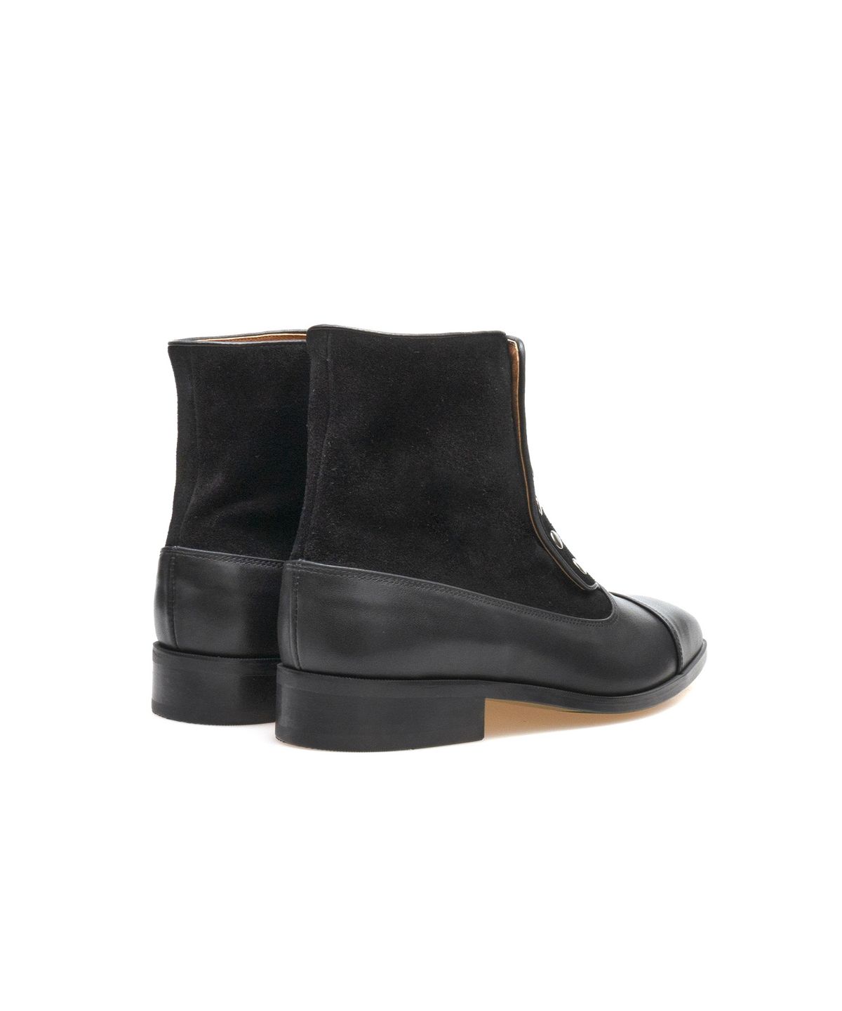 올클래식(ALLCLASSIC) ALC140 어도어 버튼 부츠_black suede