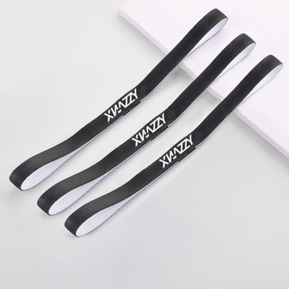 엑스네지(XNAZZY) [3PACK] 스포츠 프로 땀 흘림 방지 헤어 밴드