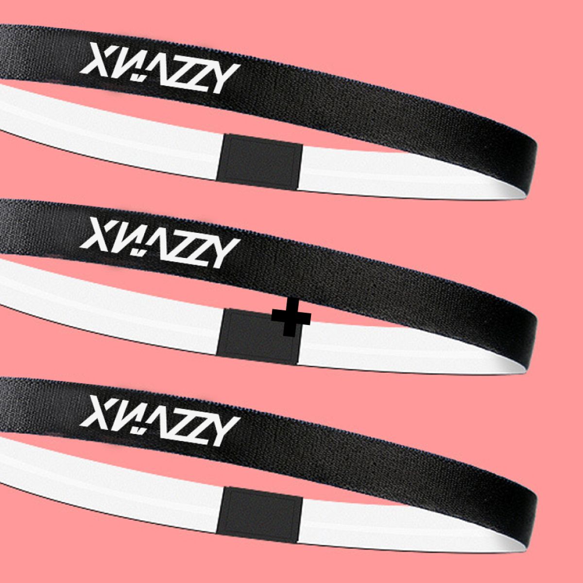 엑스네지(XNAZZY) [3PACK] 스포츠 프로 땀 흘림 방지 헤어 밴드
