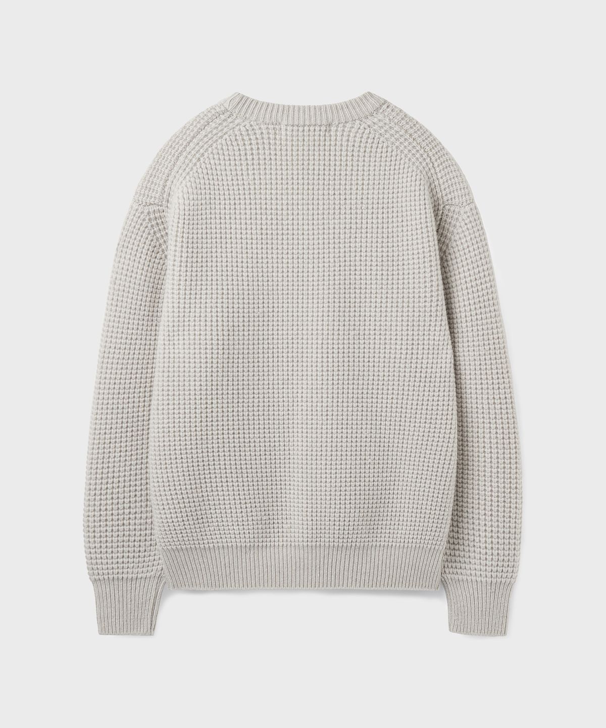 브랜디드(BRANDED) CHAIN HEAVY WOOL SWEATER [IVORY]