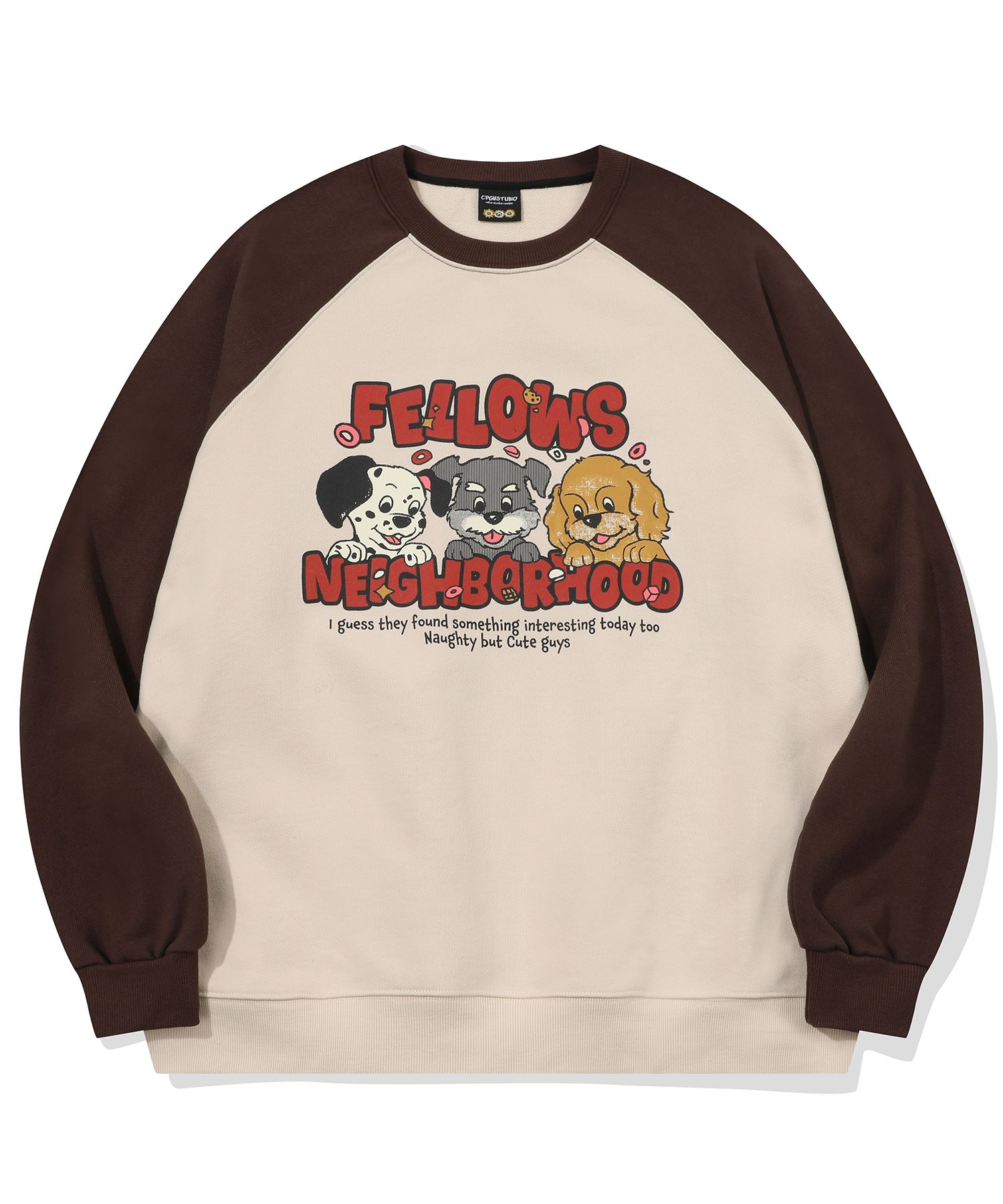 【CPGN STUDIO】24SS★ Hexagonal Raglan Sweatshirt MUSINSA | CPGN STUDIO Fellow Raglan Sweatshirt Brown