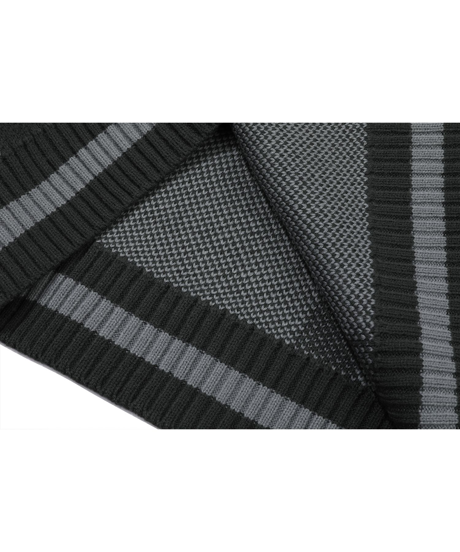 MUSINSA | CPGN STUDIO Enjoy Cut V-Neck Knit Charcoal