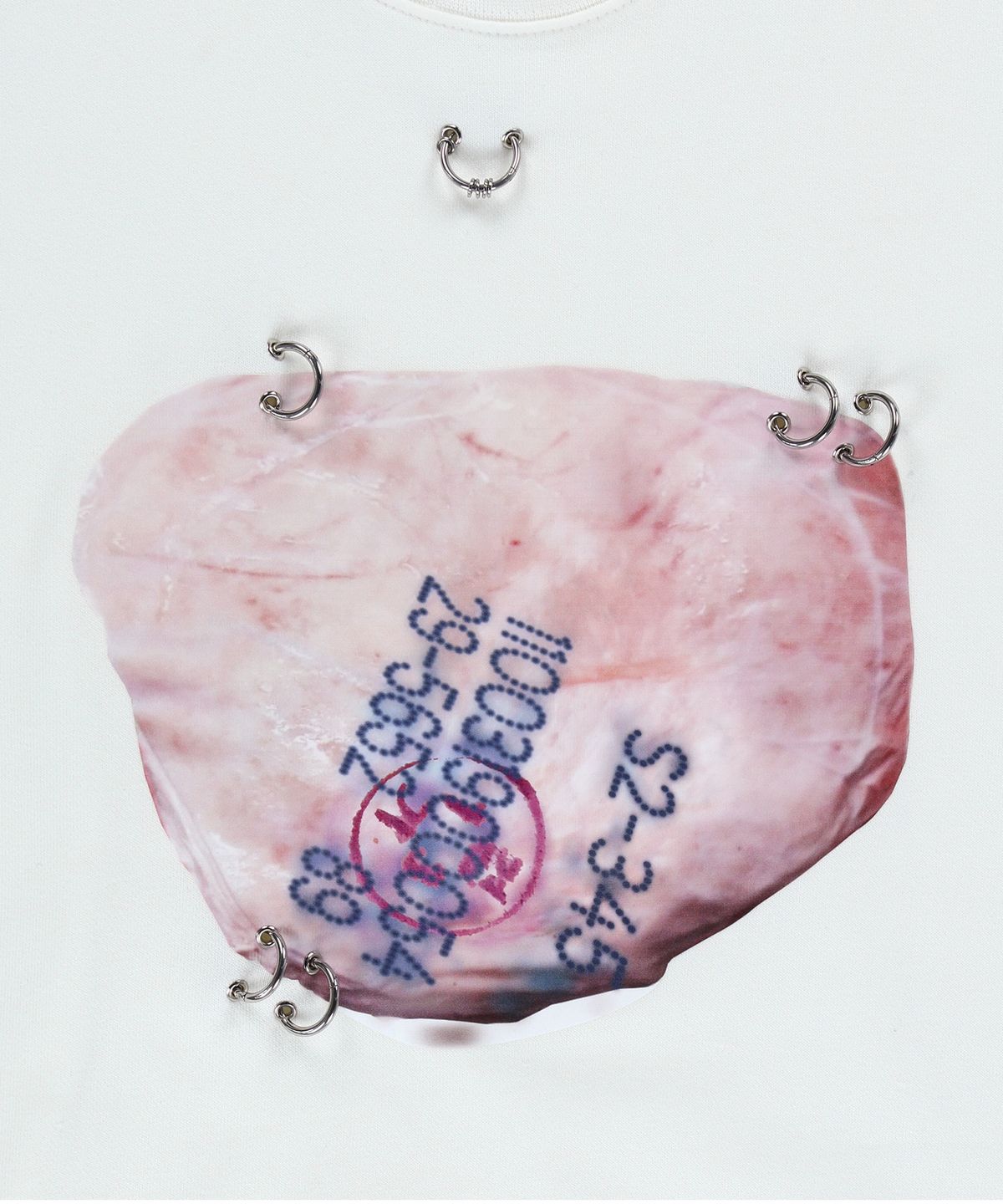 천볼트(1000V) 1000V x SEMOE Pork Skin 피어싱 기모 맨투맨