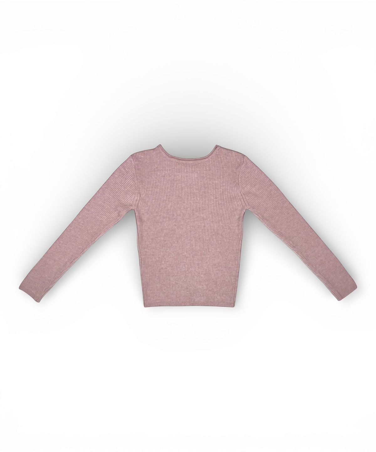 본슬리피(BORN SLIPPY) Corduroy Wool Round Neck Slim Knit (Pink)