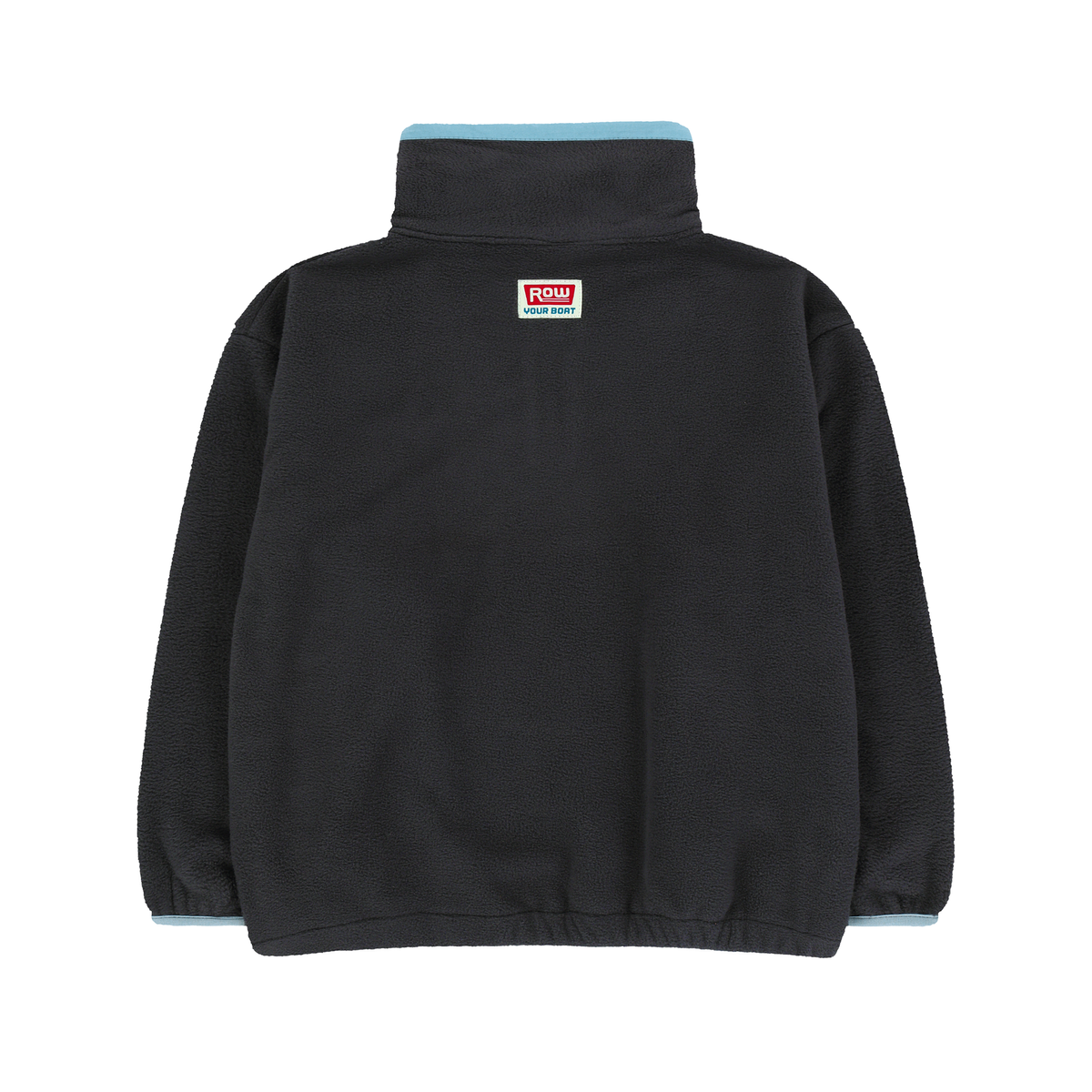 로유어보트(ROWYOURBOAT) FLEECE HALF-ZIP SWEATSHIRT (CHARCOAL)