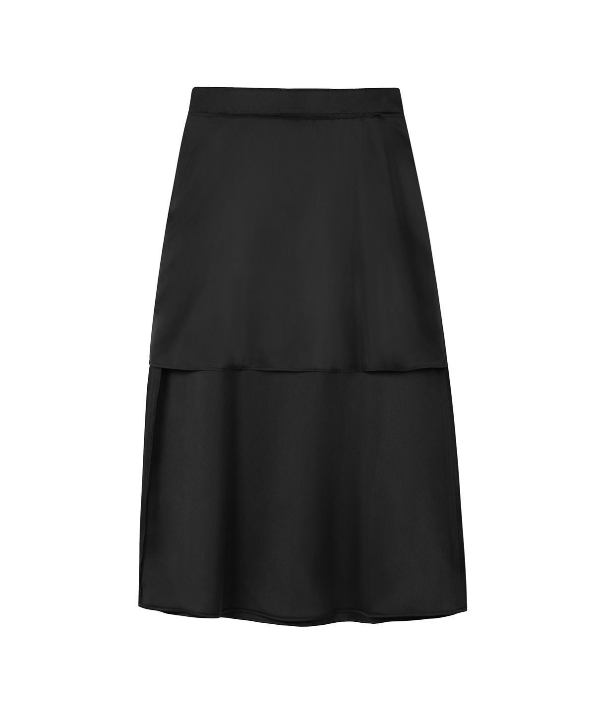 무신사 스탠다드 우먼(MUSINSA STANDARD WOMAN) 우먼즈 새틴 롱 스커트 [블랙]