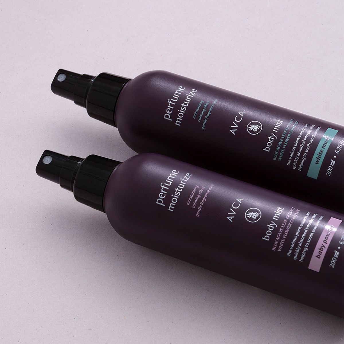 아브카(AVCA) 퍼퓸 대용량 바디미스트 베이비파우더향 200ml 2개
