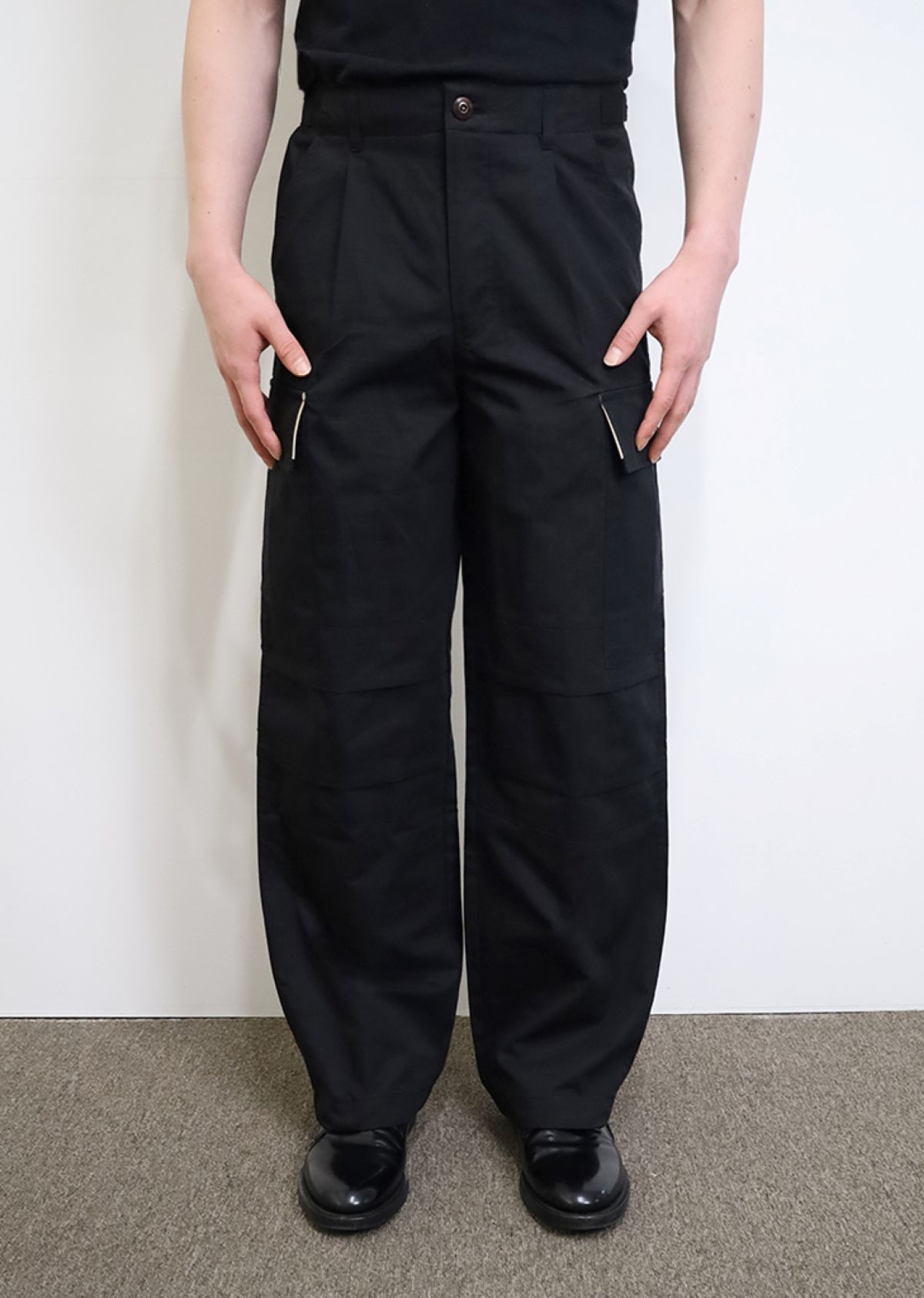 애프터웨이브(AFTERWAVE) Ethnic Cargo Pants Black
