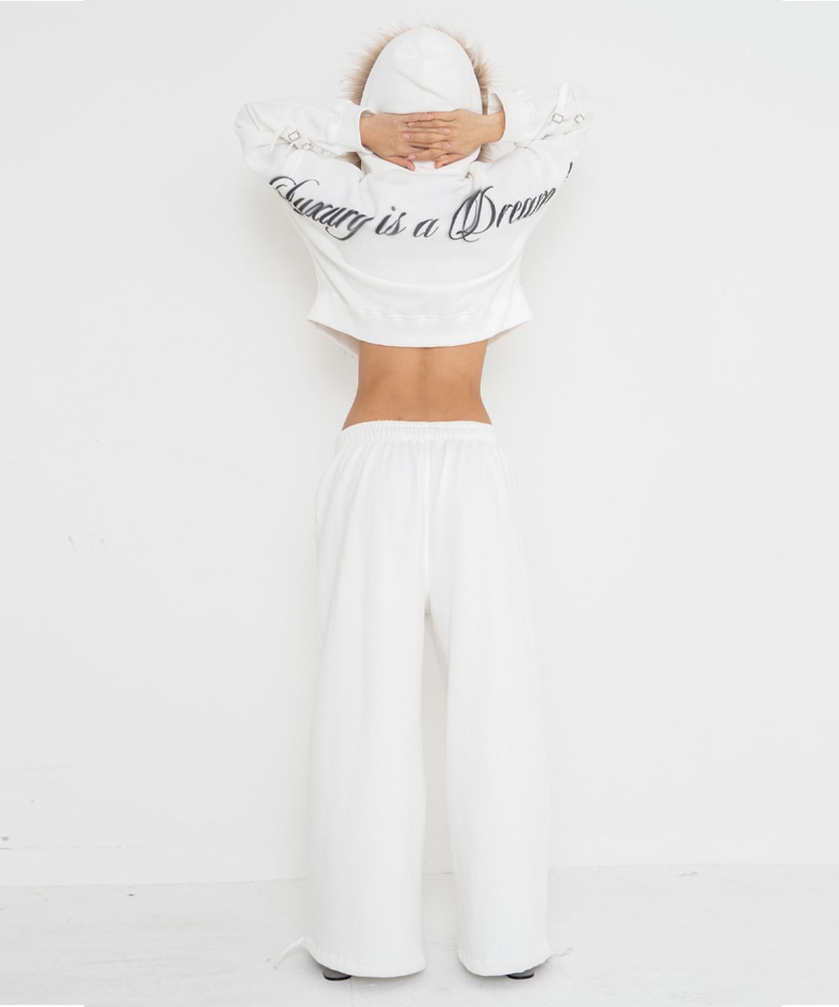 2000아카이브스(2000ARCHIVES) BELTED SWEATPANTS (IVORY)