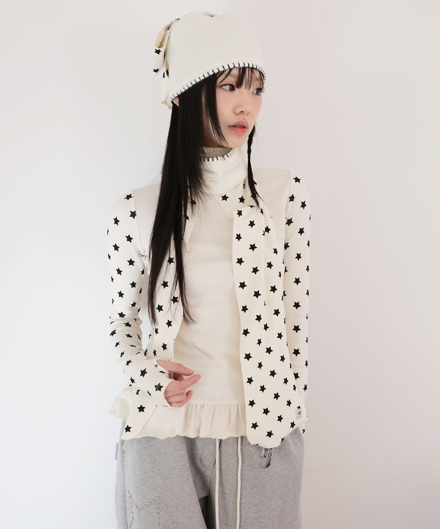 【NOFFICIALNOFFICE】SHIRRING REVERSIBLE TURTLENECK TOP MUSINSA | NOFFICIALNOFFICE Shirring reversible turtleneck