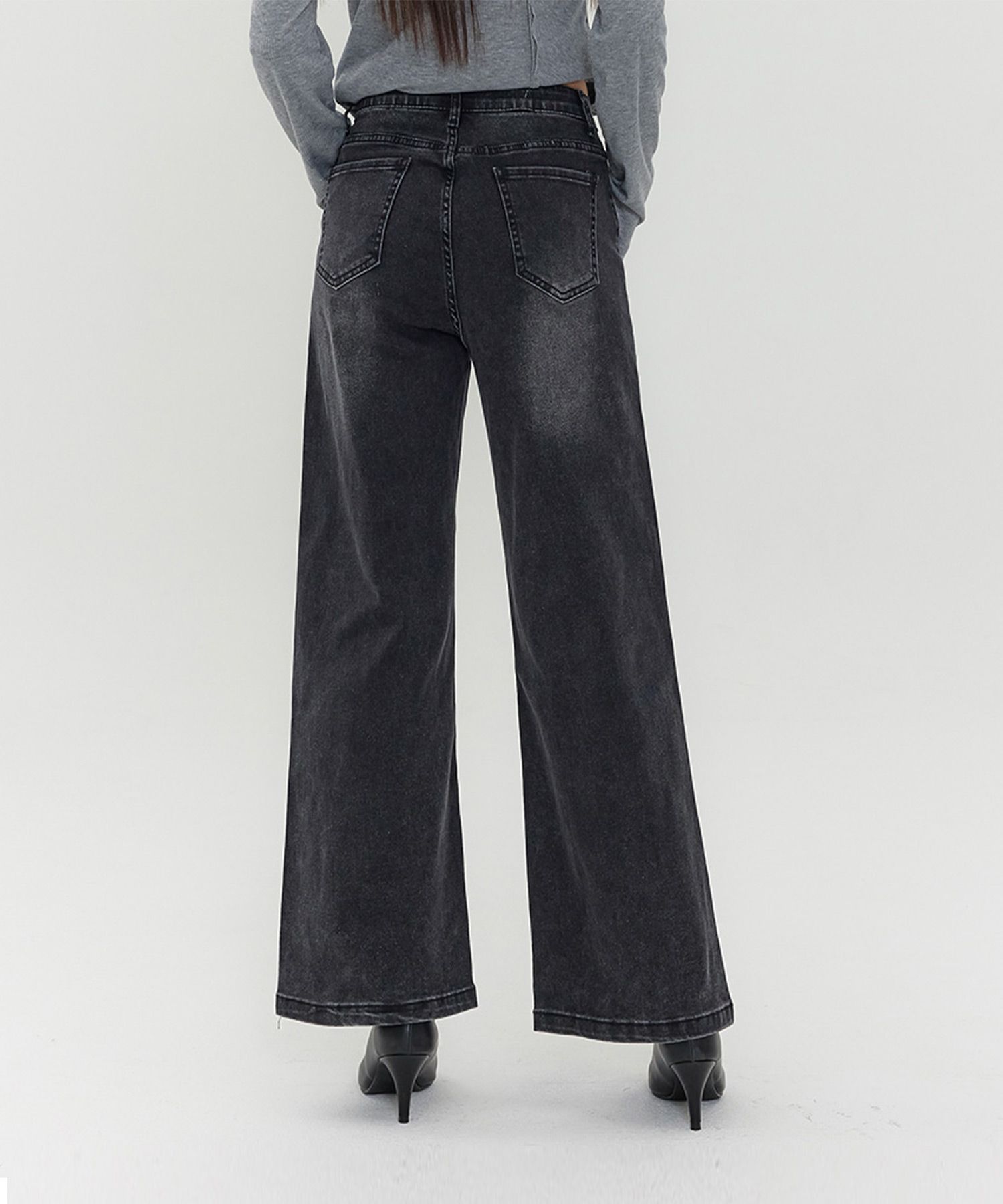 MUSINSA | Jinmania Broad Bootcut Fit Wide Hidden Banding