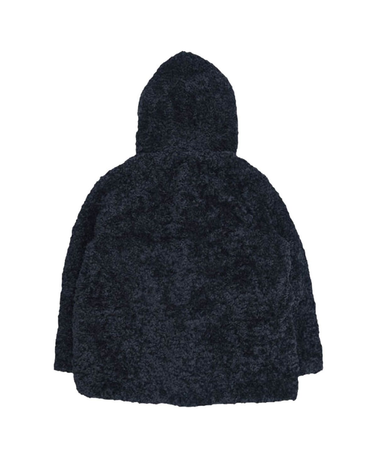 더뮤지엄비지터(THEMUSEUMVISITOR) FUR JACKET (CHARCOAL)