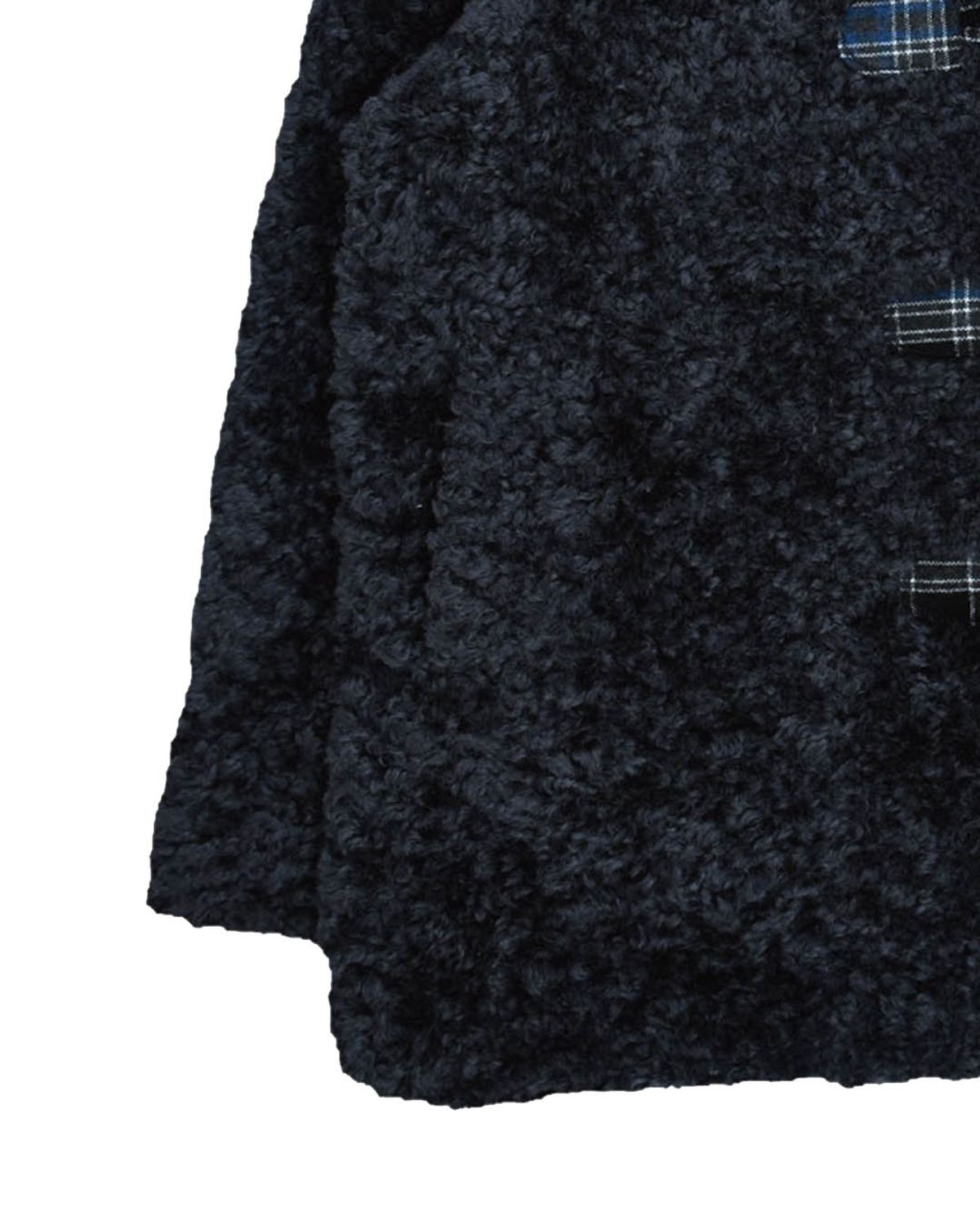 더뮤지엄비지터(THEMUSEUMVISITOR) FUR JACKET (CHARCOAL)