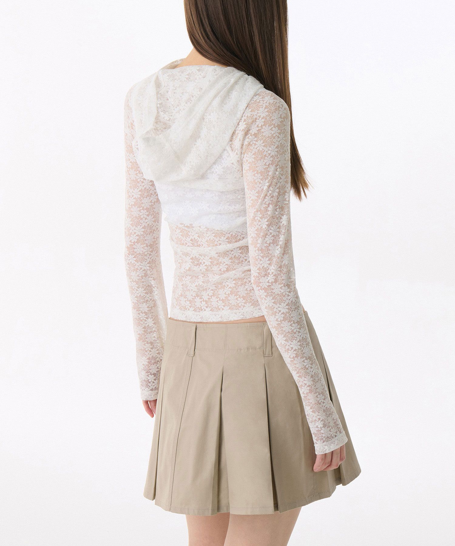 MUSINSA公式 | MUSINSA STANDARD WOMAN Women's Floral Lace Hooded