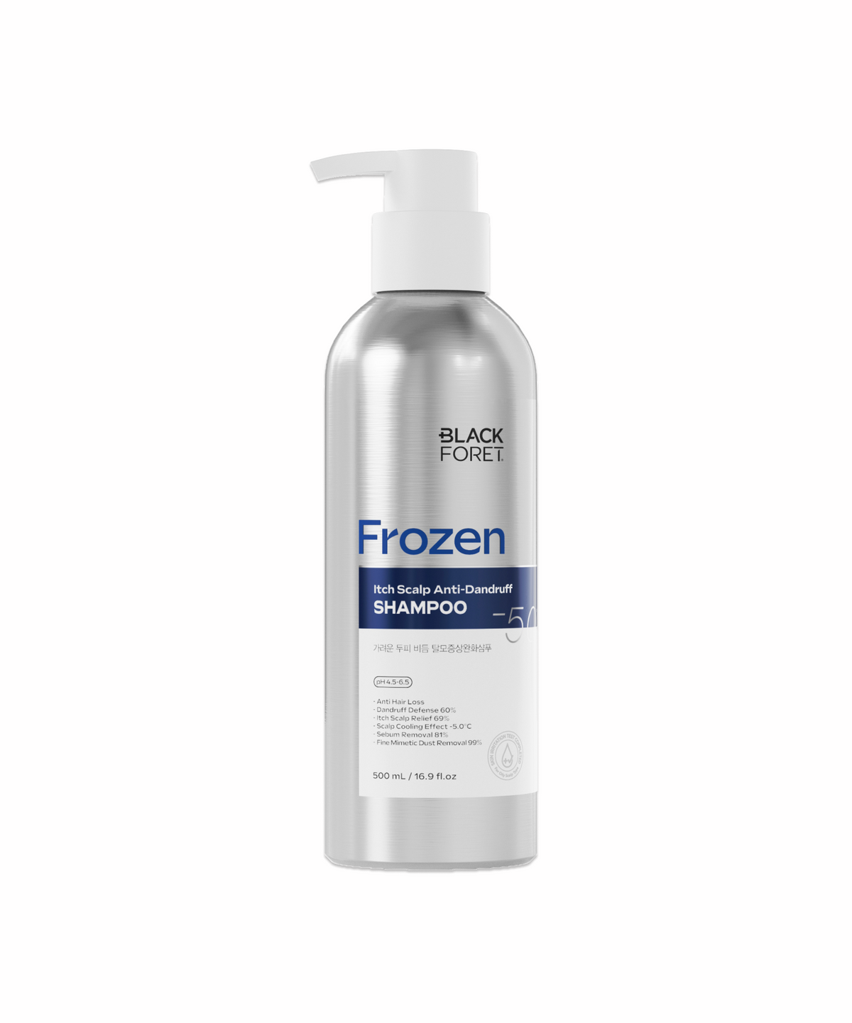 블랙포레(BLACKFORET) 가려운 두피 비듬케어 탈모 샴푸 500mL
