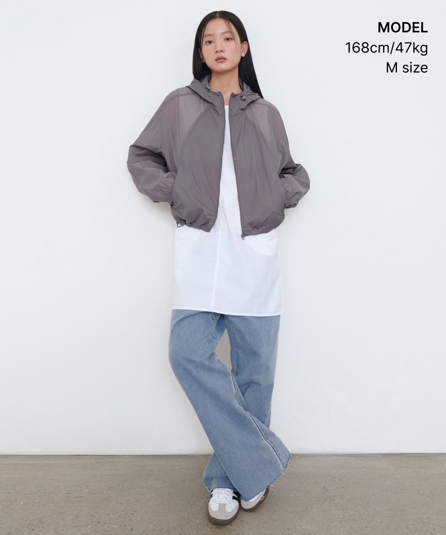 MUSINSA公式 | MUSINSA STANDARD WOMAN ウィメンズシアーフード付き
