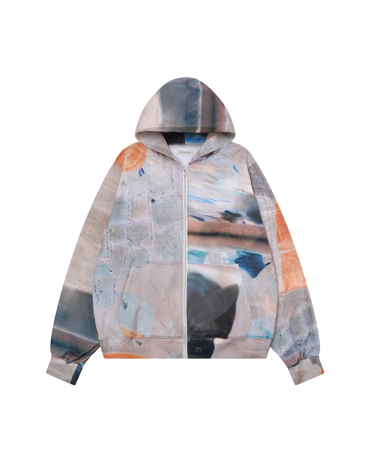 씬(SEEN) PRINTING ZIP HOODIE (People2)