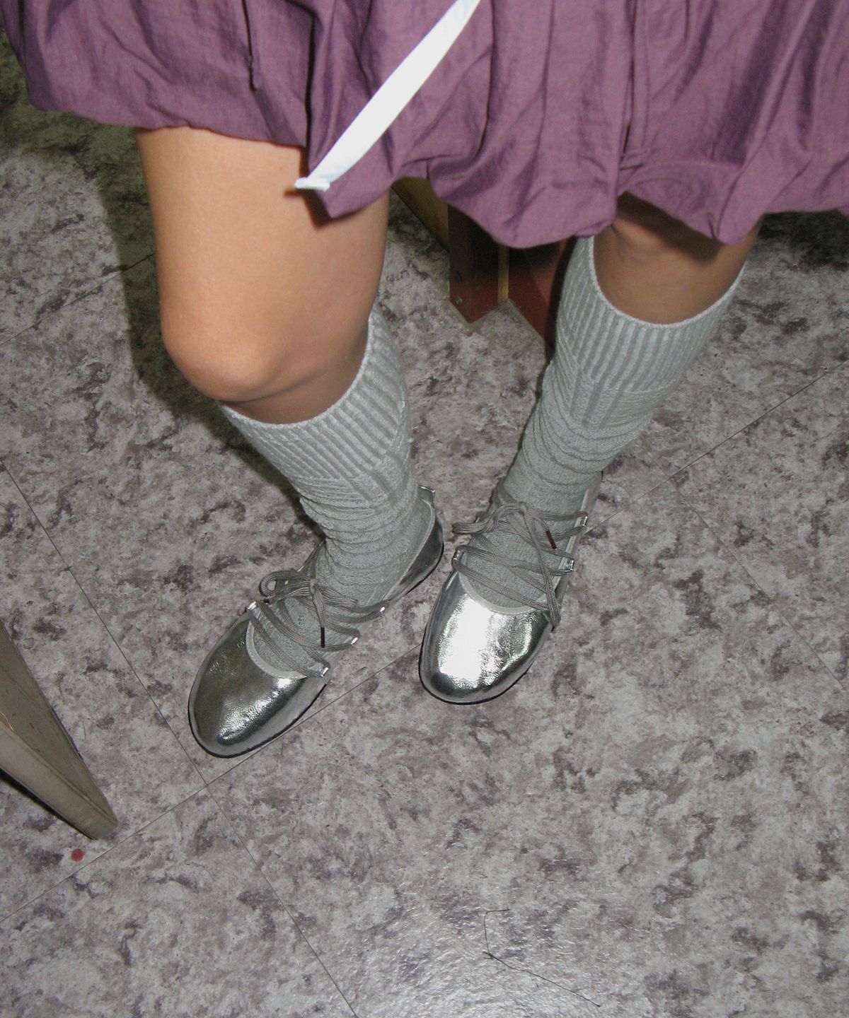 포기무디(FOGGY MOODY) Blessed 0001. Lace-Up Flats - 3colors