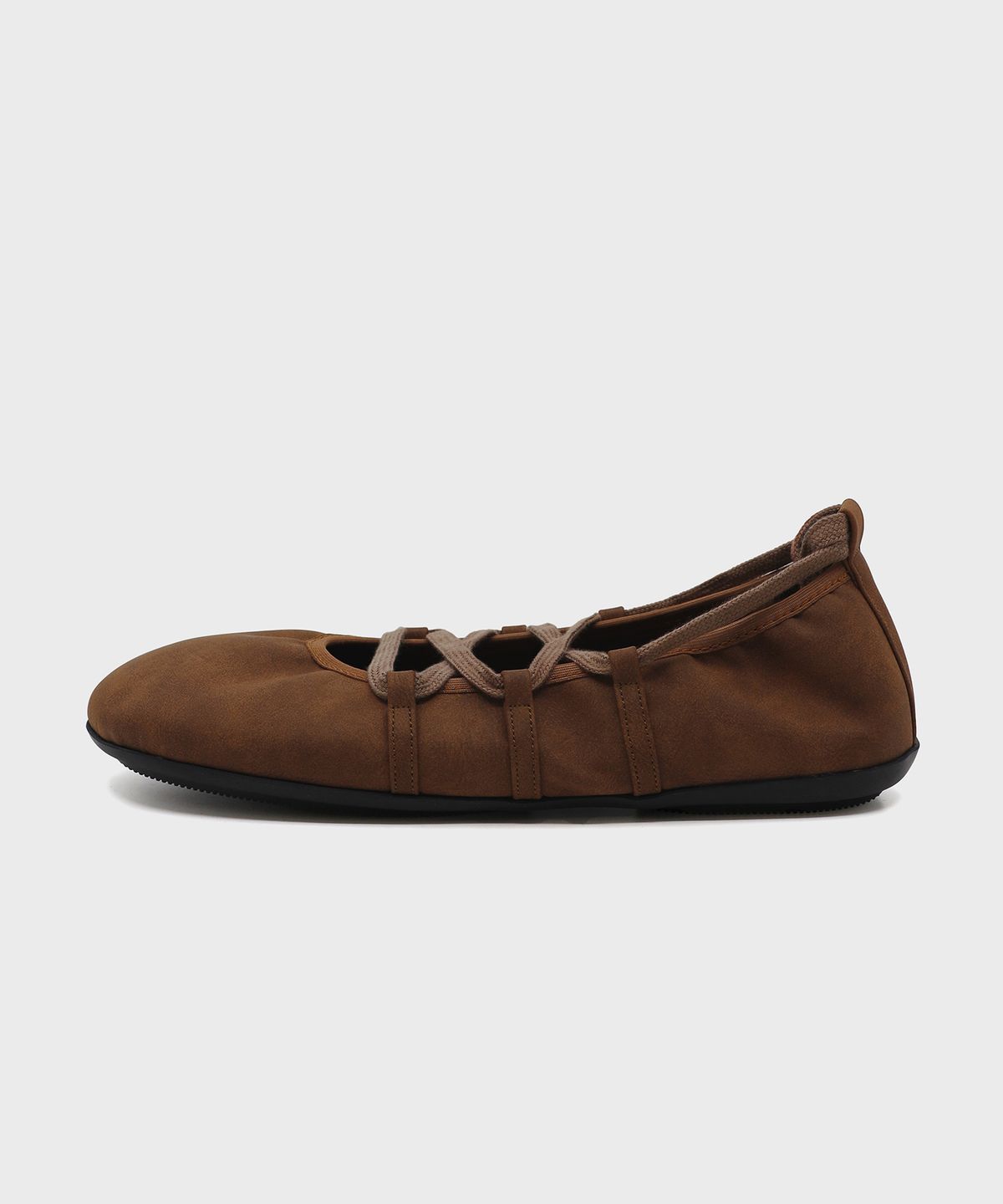 포기무디(FOGGY MOODY) Blessed 0001. Lace-Up Flats - 3colors